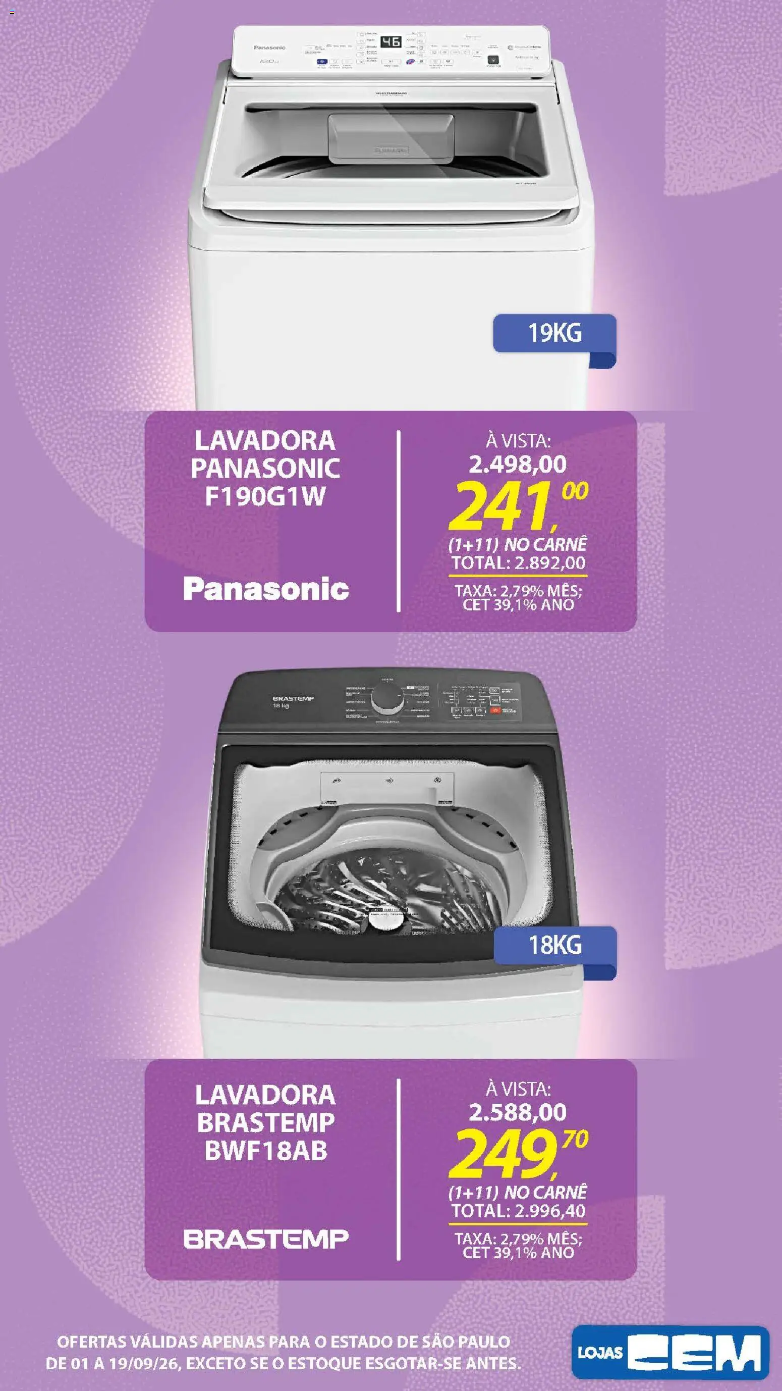 Ofertas Lojas Cem até 19/09/2026. - Página 42