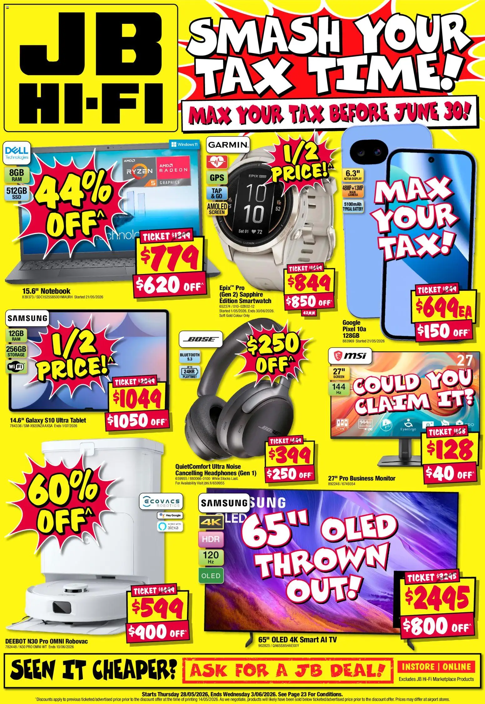 Preview of catalogue JB Hi-Fi catalogue from shop JB Hi-Fi valid 28/05/2026
