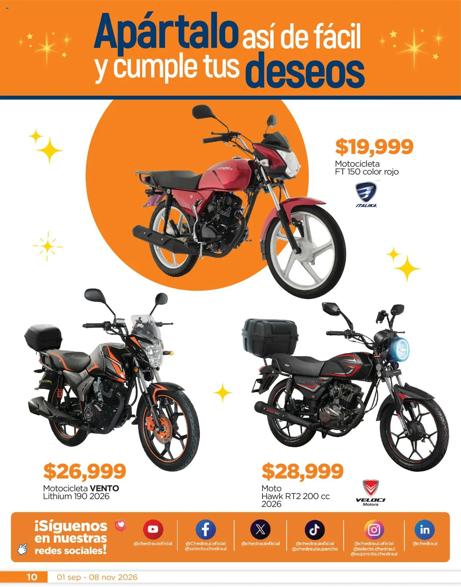 Vista previa las ofertas de la tienda Chedraui - Chedraui Llegan los porti ofertones del otoño desde el 01/09/2026 
