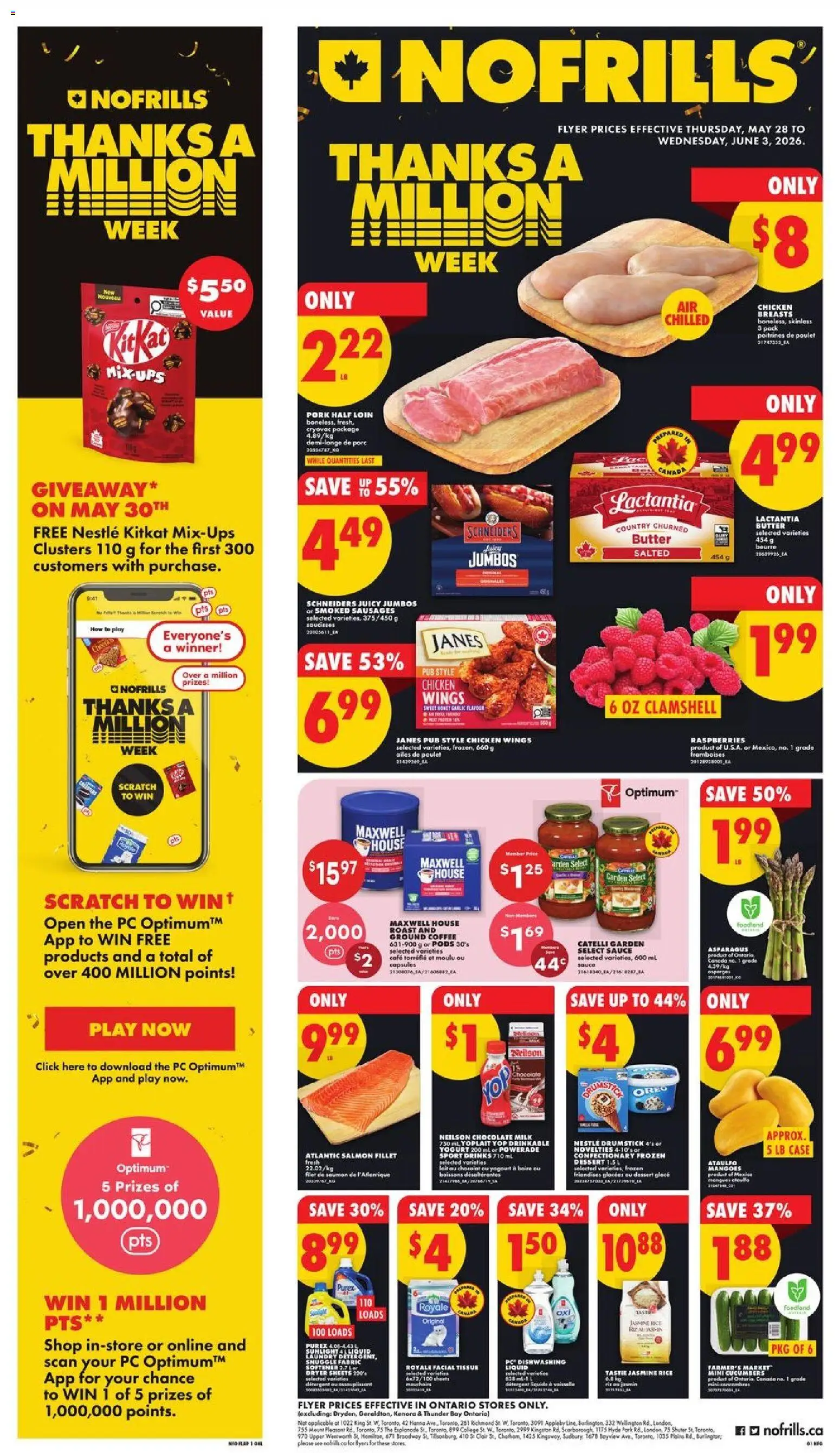 Preview of leaflet No Frills weekly flyer / circulaire from shop No Frills is valid from May 28, 2026