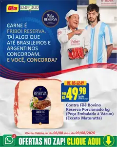 Pré-Visualização do folheto "Big Supermercados ofertas Friboi" da loja Big Supermercados válido a partir de 06/08/2026