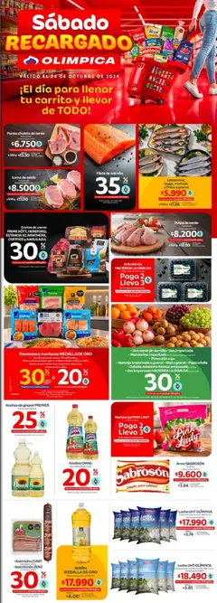  Vista previa del prospecto Olímpica catálogo Sábado recargado del almacen Olímpica válida del 24/10/2026 al 24/10/2026