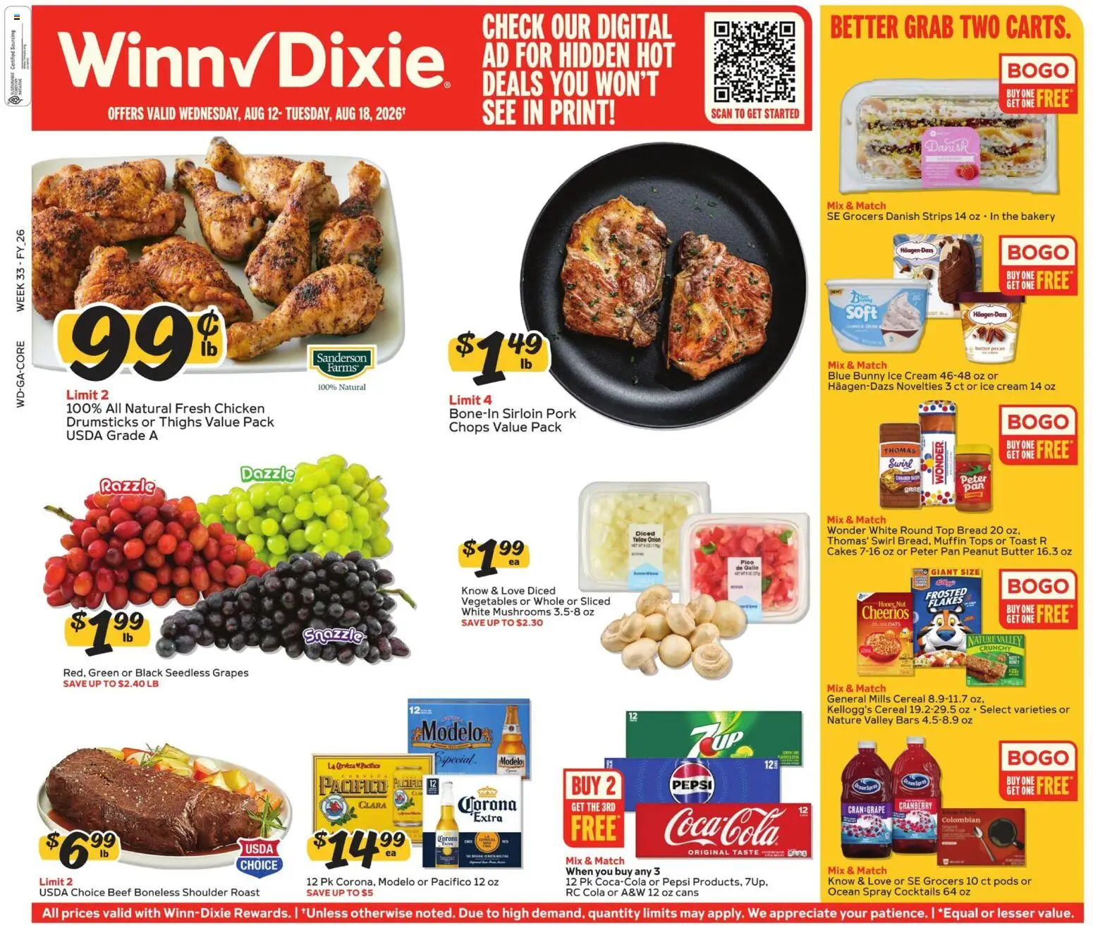 Winn Dixie Weekly Ad from 08/12/2026 >> Flyer