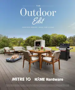 Preview of catalogue Mitre 10 The Outdoor Edit from shop Mitre 10 valid 16/09/2026