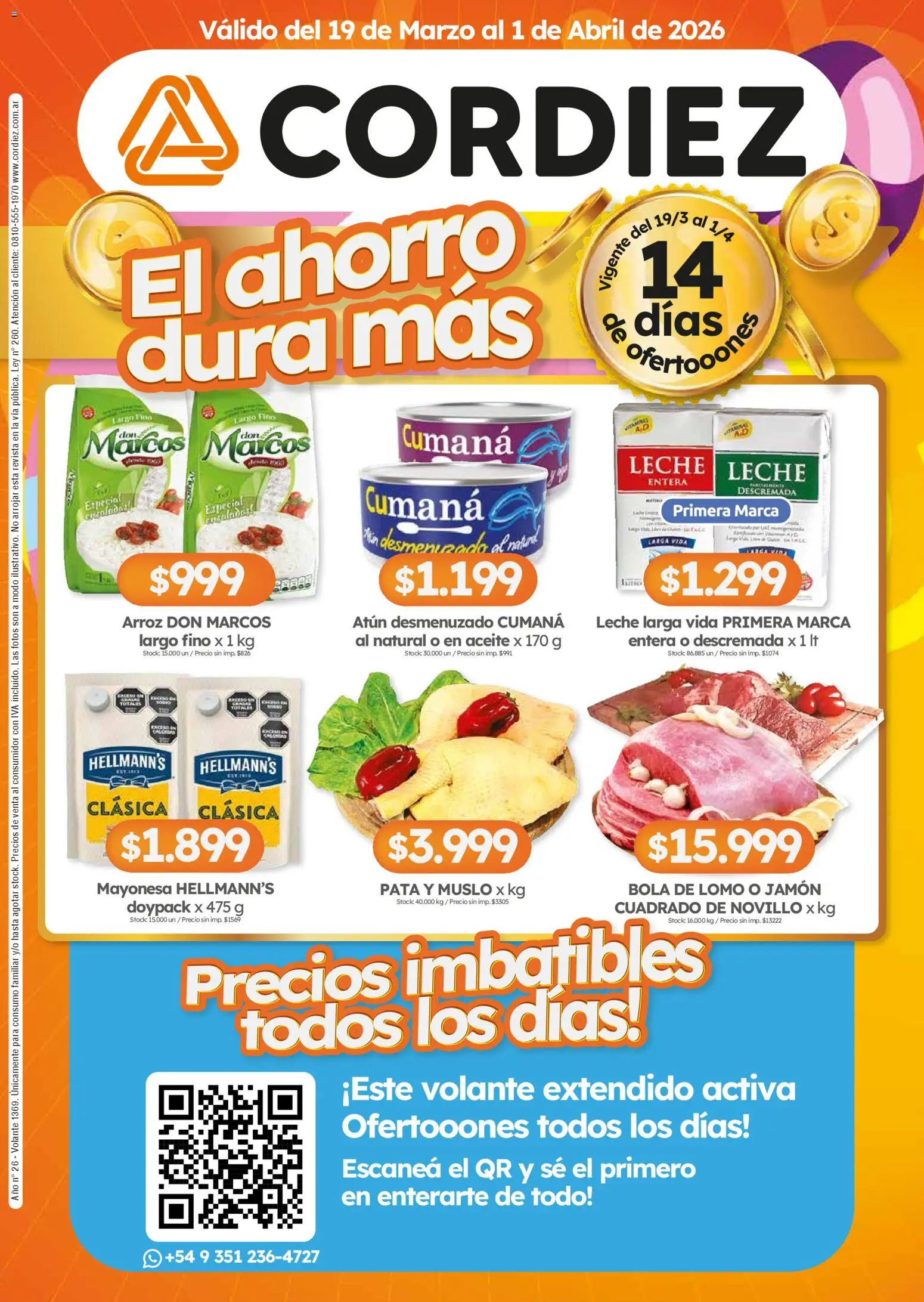Vista previa del folleto de la tienda Cordiez válido desde el 19/03/2026 