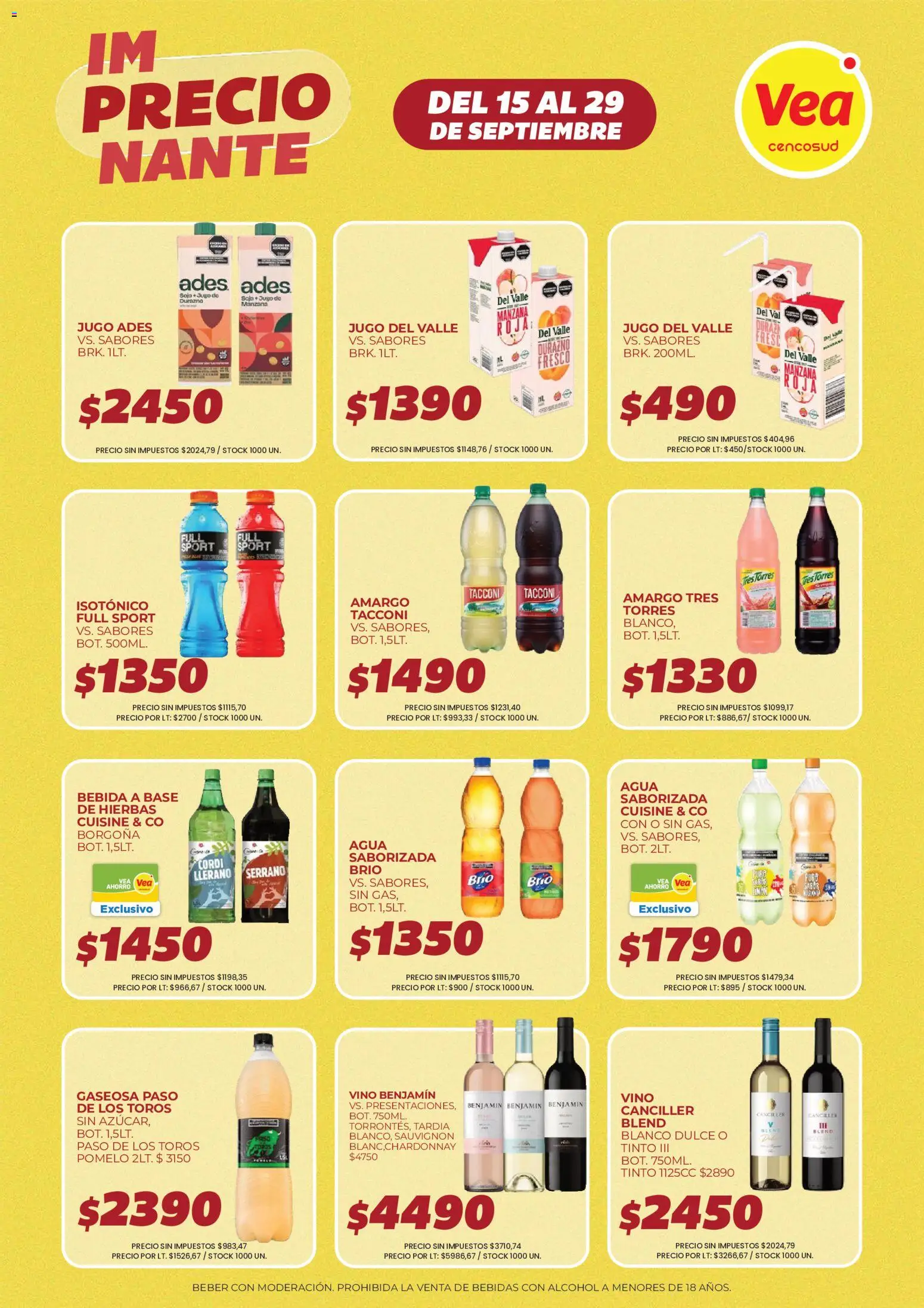 Vista previa del folleto de la tienda Vea válido desde el 15/09/2026 