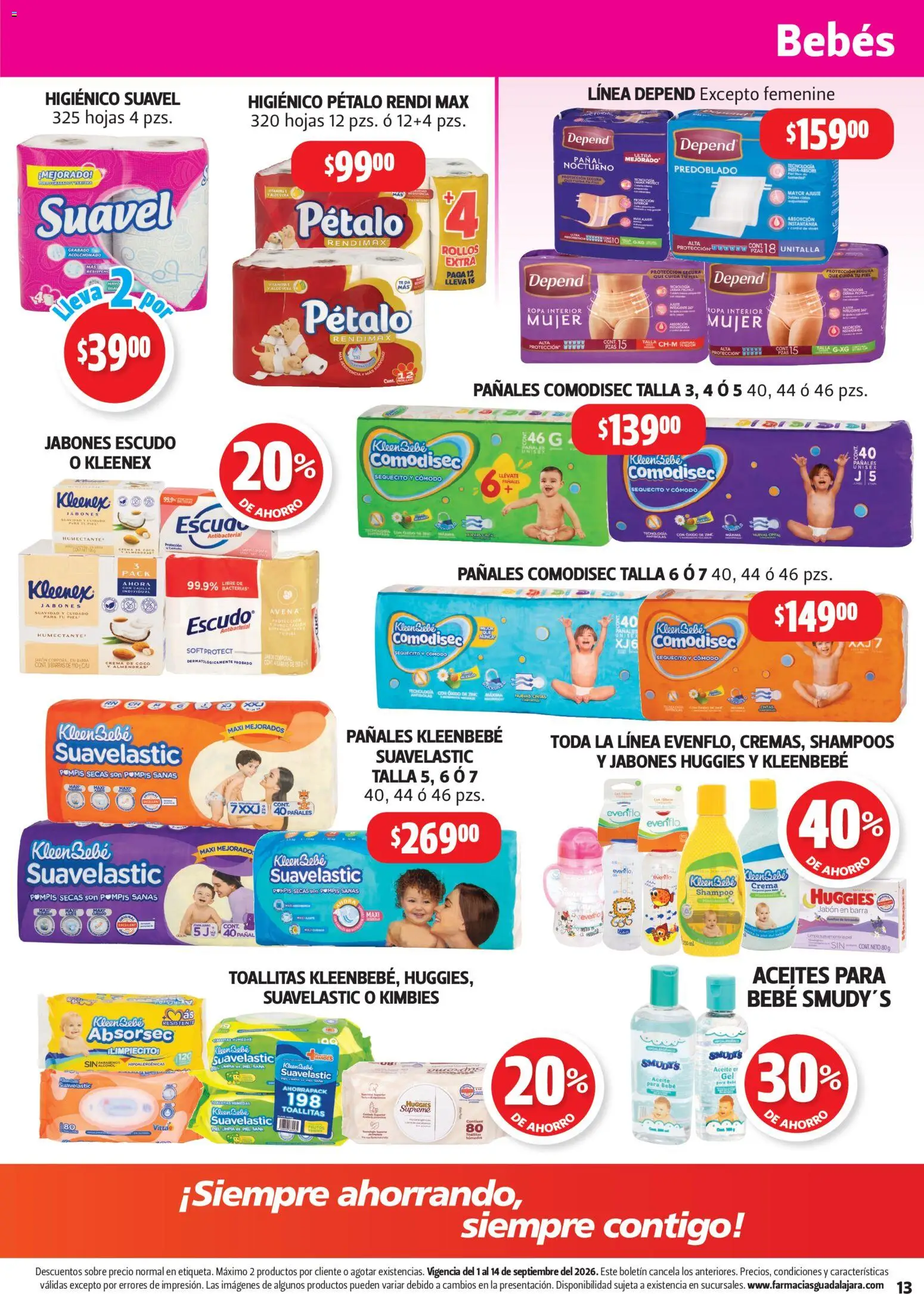Vista previa las ofertas de la tienda Farmacia Guadalajara - Farmacia Guadalajara catálogo desde el 01/09/2026 