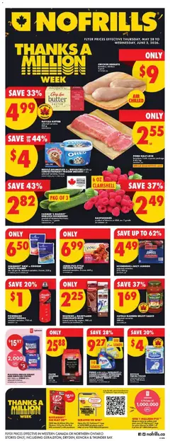 Un aperçu du dépliant No Frills weekly flyer - AB du magasin No Frills est valide à partir 28 mai 2026