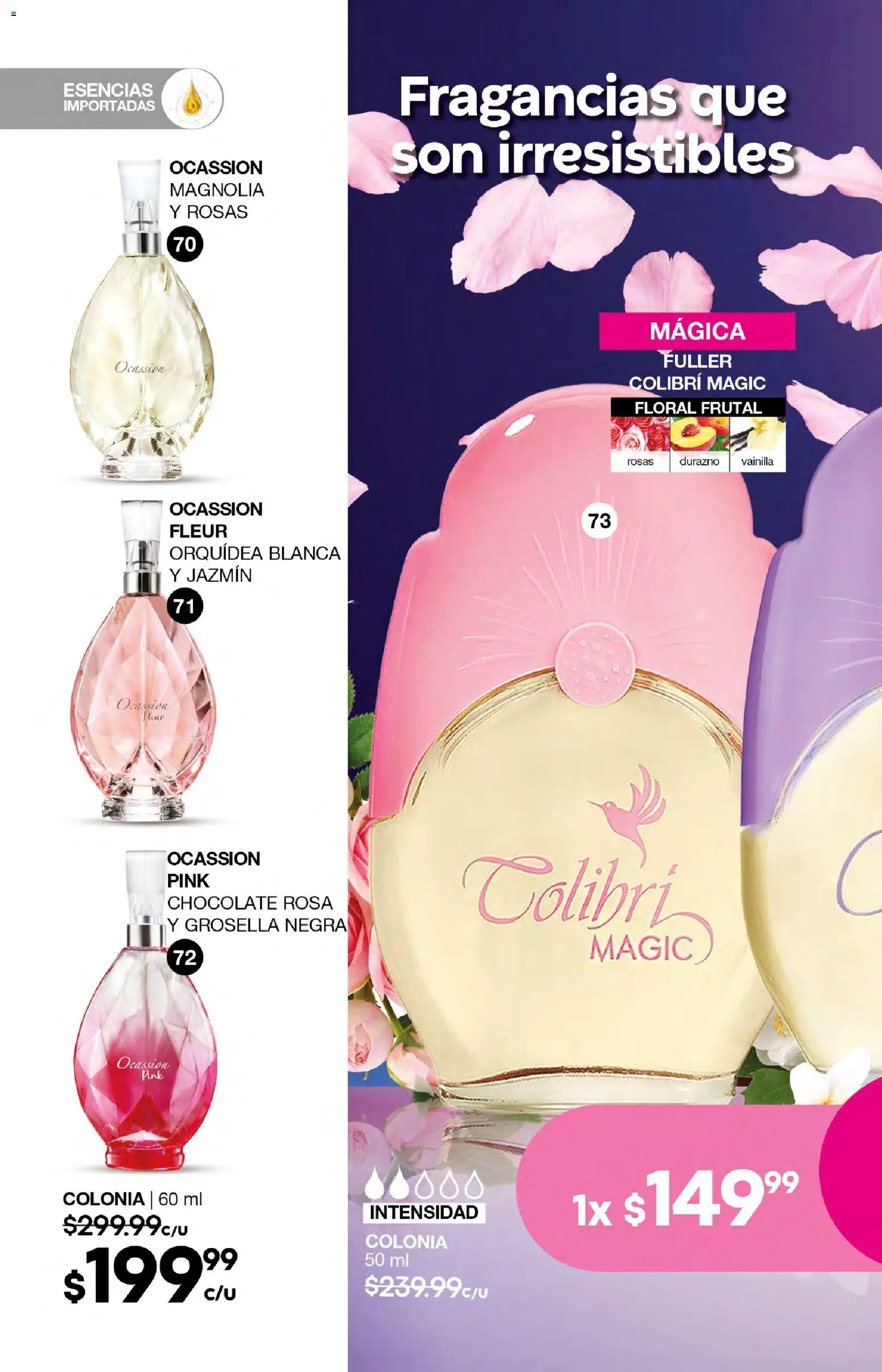 Vista previa las ofertas de la tienda Fuller - Campaña 23 2026 desde el 18/02/2026 - Chocolate, Orquídea, Durazno, Vainilla, Esencias