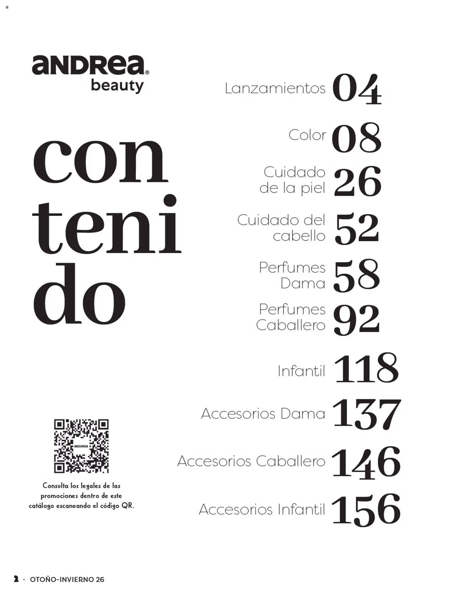 Vista previa las ofertas de la tienda Andrea - Andrea catálogo Beauty desde el 23/08/2026 