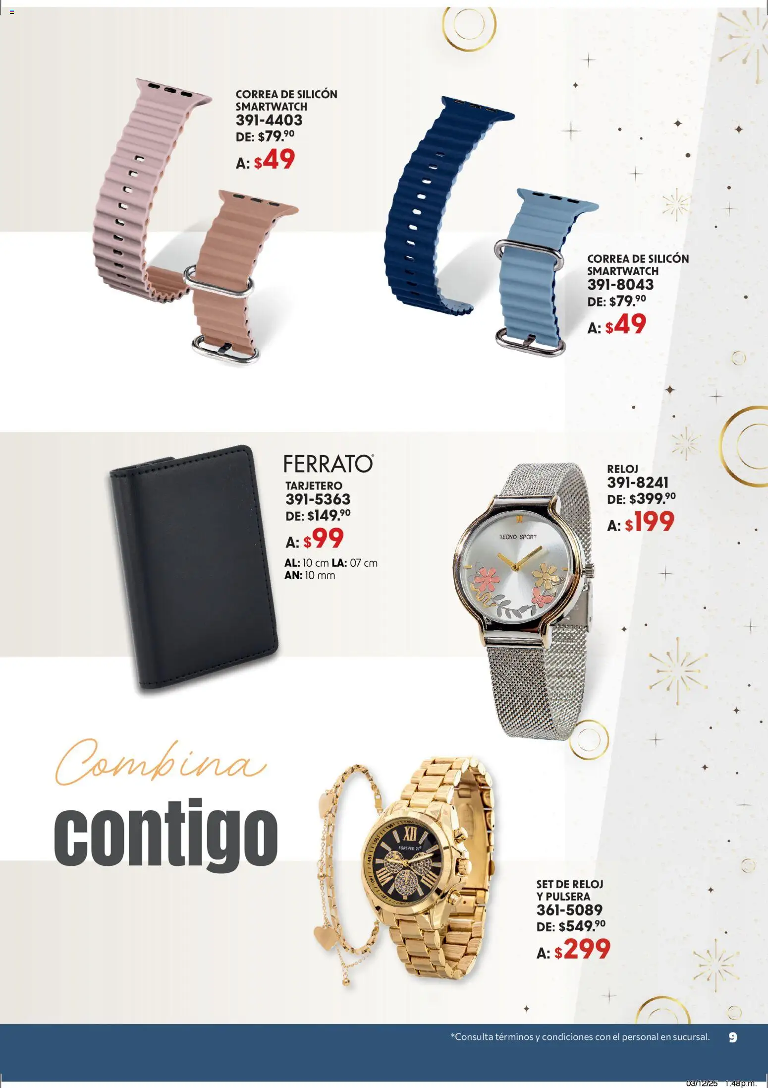 Vista previa las ofertas de la tienda Andrea - Catálogo Accesorízate esta Navidad desde el 07/12/2025 - Reloj, Pulsera