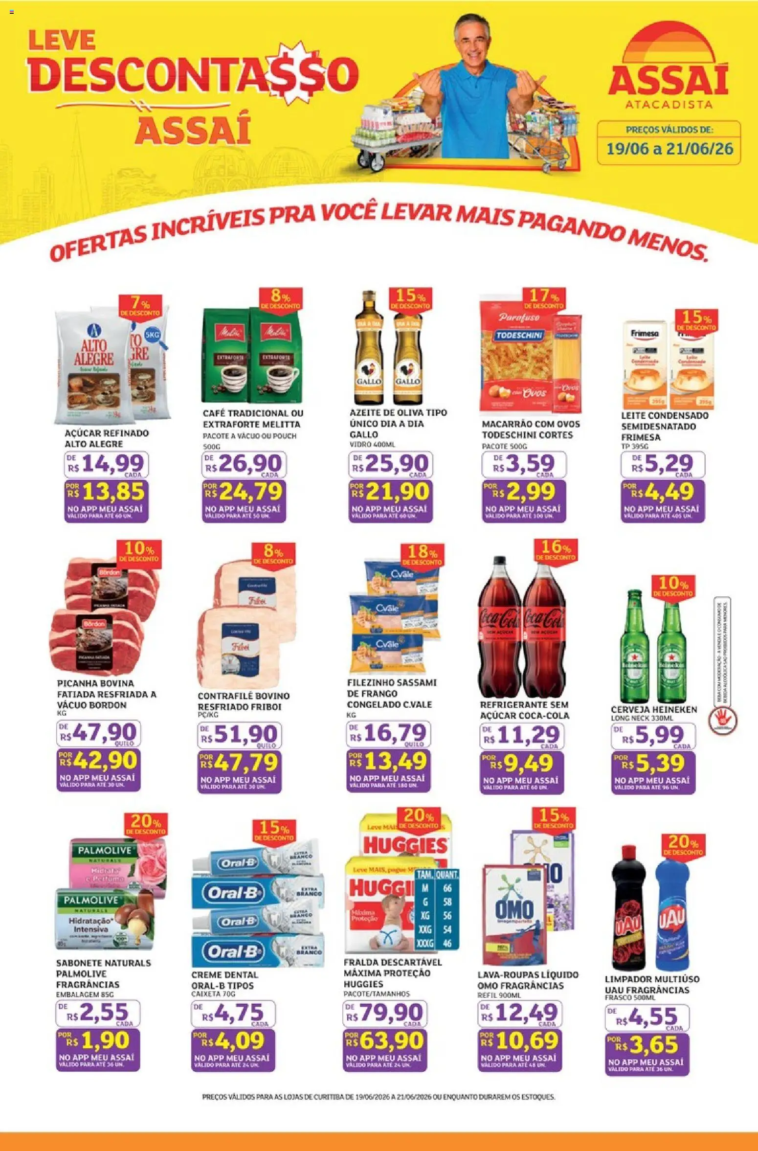 Pré-Visualização do folheto "Assaí Atacadista ofertas - PR" da loja Assaí Atacadista válido a partir de 18/06/2026