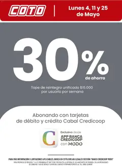 Vista previa del folleto de la tienda Coto válido desde el 04/05/2026 