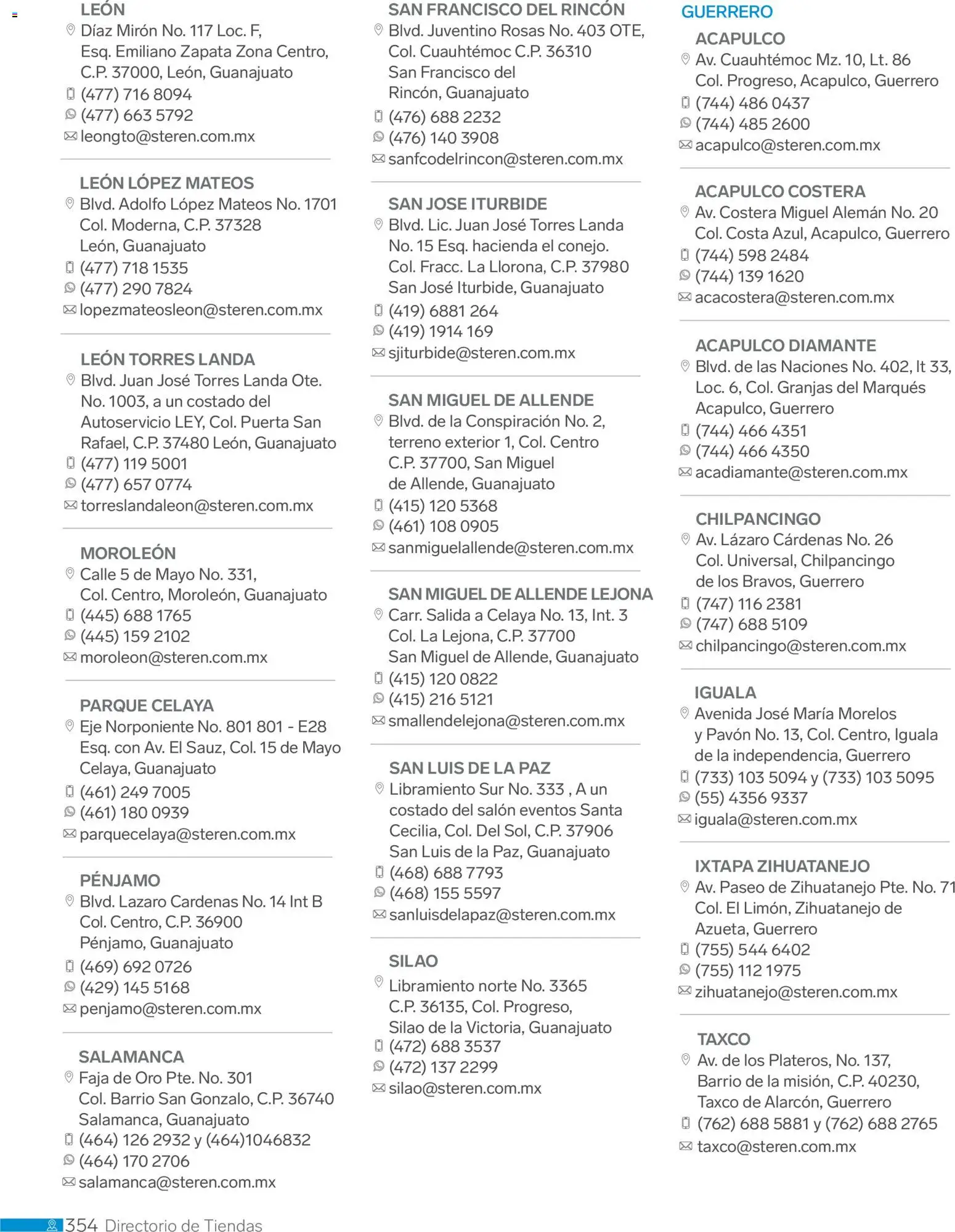 Vista previa las ofertas de la tienda Steren - Catálogo desde el 01/01/2026 