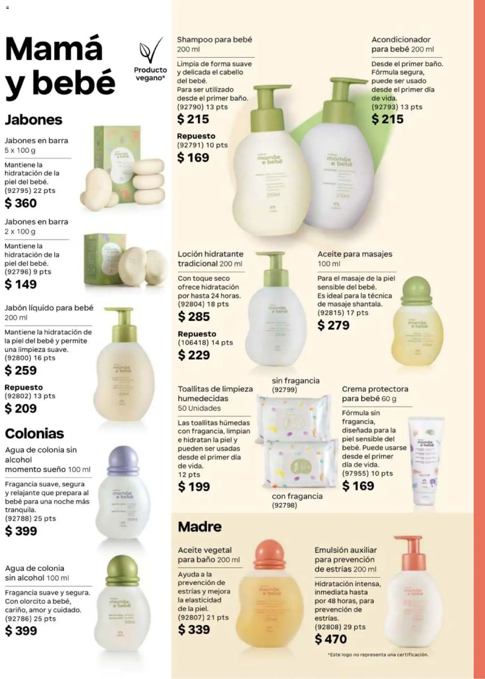 Vista previa las ofertas de la tienda Natura - Natura campaña 6 2026 desde el 02/04/2026 - Baño, Alcohol, Crema, Toallitas húmedas, Aceite, Barra, Jabón líquido, Emulsión