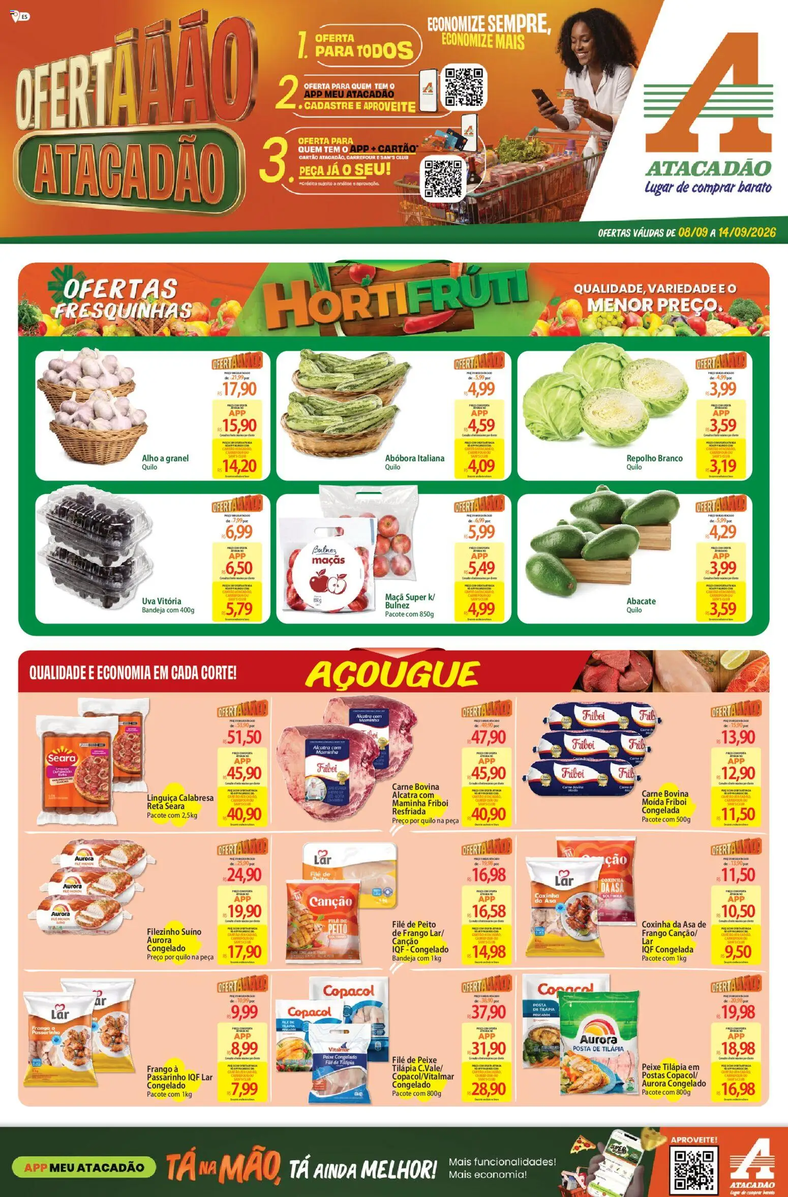 Pré-Visualização do folheto "Atacadão ofertas - ES" da loja Atacadão válido a partir de 08/09/2026