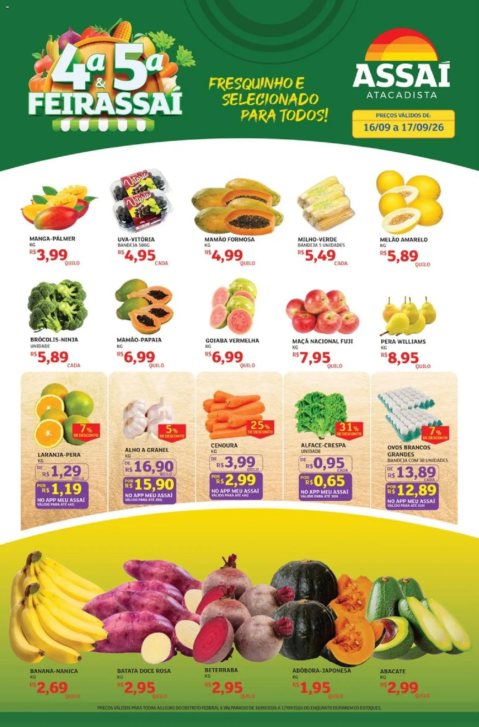 Pré-Visualização do folheto "Assaí Atacadista ofertas - DF" da loja Assaí Atacadista válido a partir de 16/09/2026