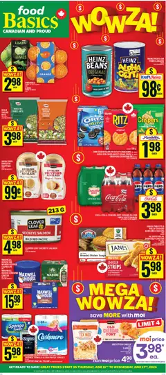 Un aperçu du dépliant Food Basics weekly flyer - Cornwall du magasin Food Basics est valide à partir 11 juin 2026