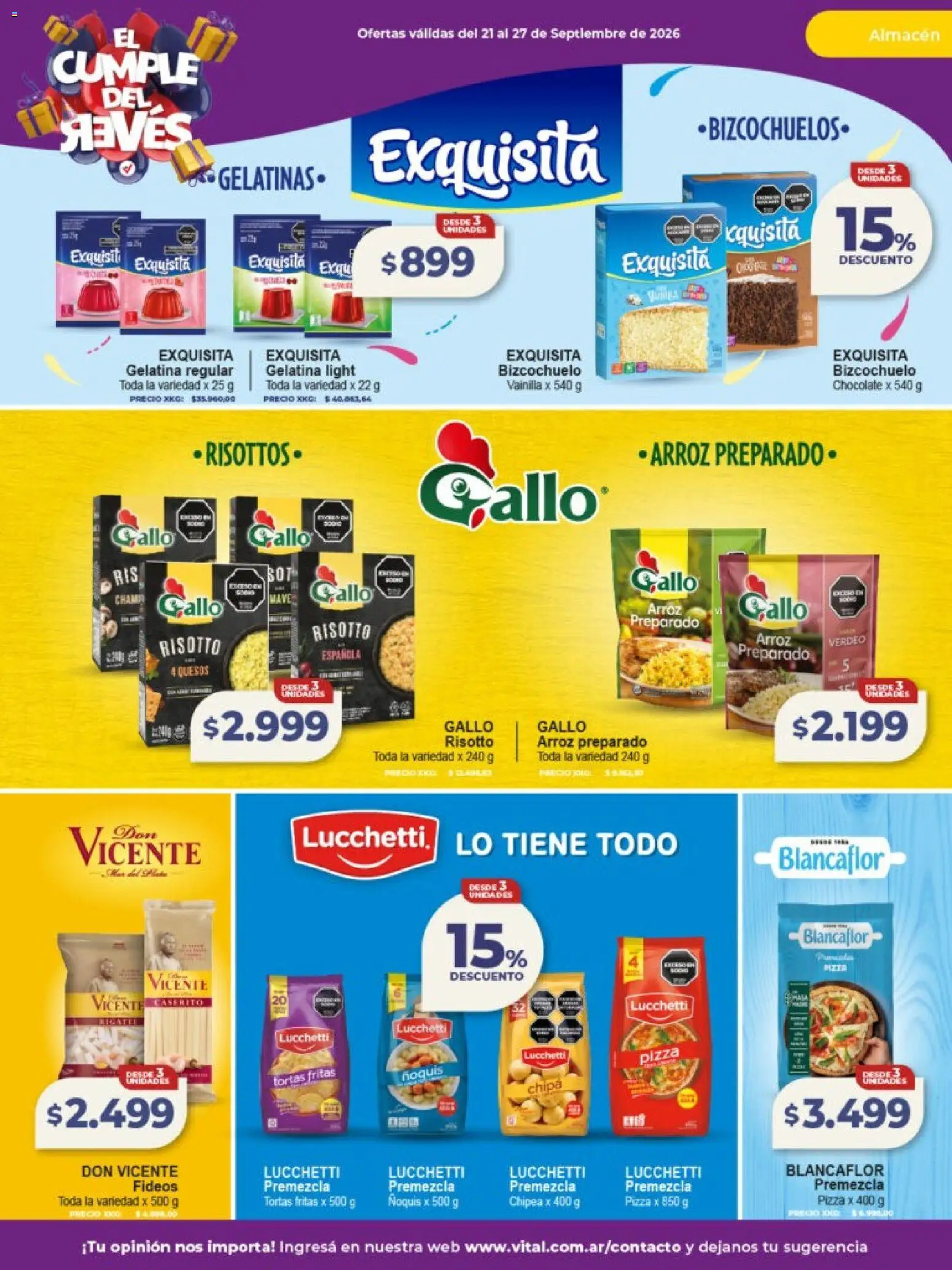 Vista previa del folleto de la tienda Vital válido desde el 21/09/2026 