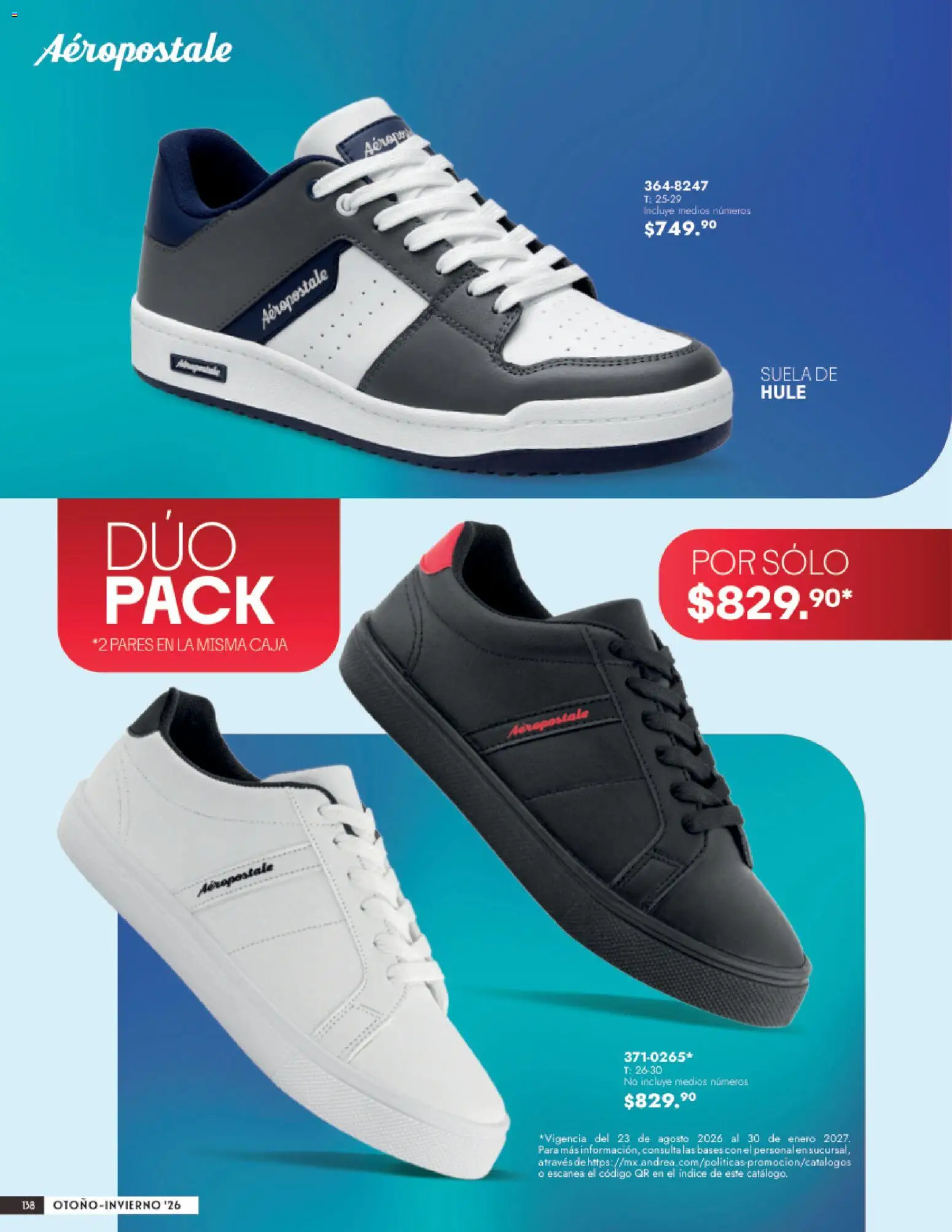 Vista previa las ofertas de la tienda Andrea - Andrea catálogo Calzado Caballero desde el 23/08/2026 