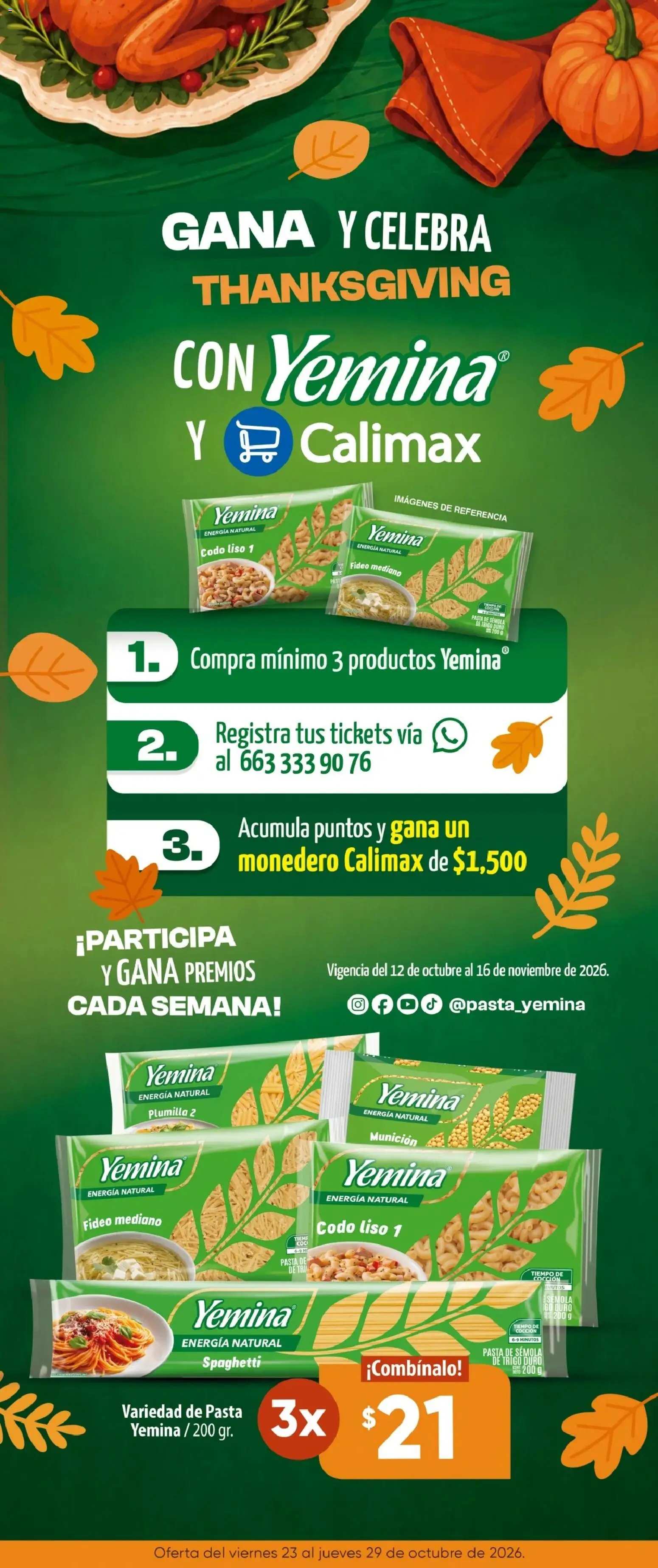 Vista previa las ofertas de la tienda Calimax - Calimax folleto desde el 23/10/2026 