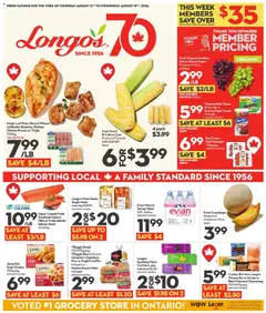 Preview of leaflet Longo's weekly flyer / circulaire from shop Longo's is valid from Aug 13, 2026