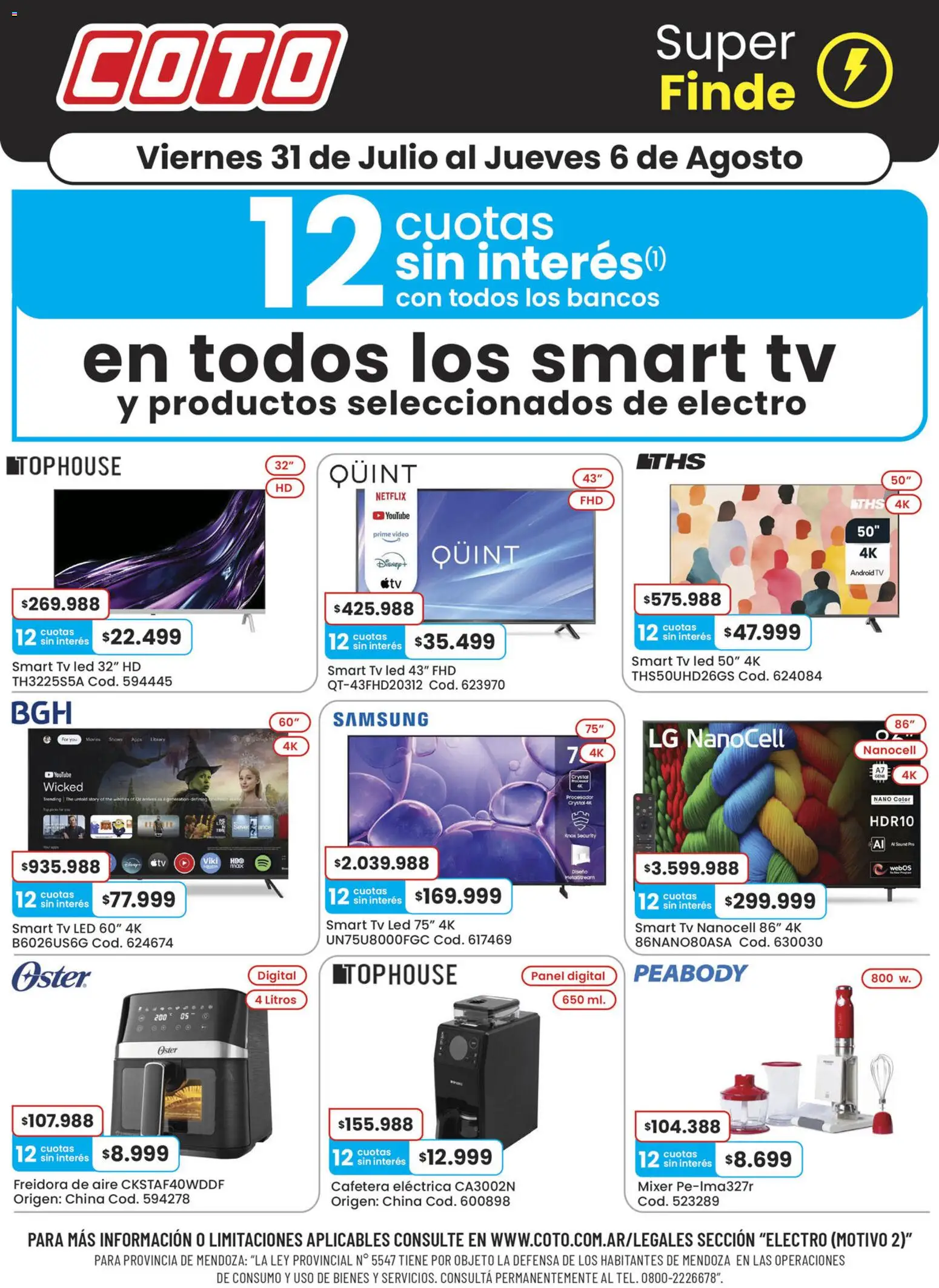 Vista previa del folleto de la tienda Coto válido desde el 31/07/2026 