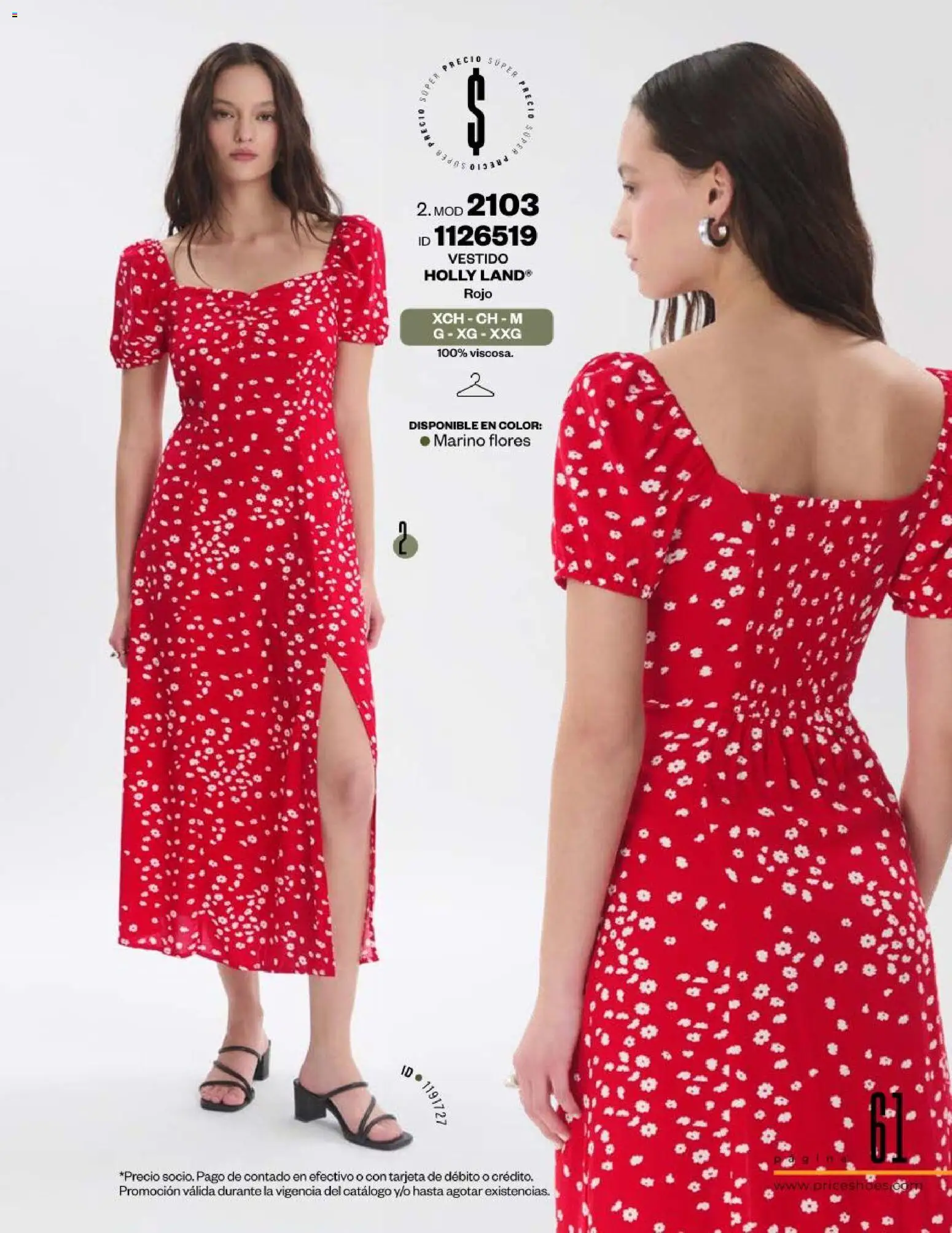 Vista previa las ofertas de la tienda Price Shoes - Catálogo Playa desde el 13/02/2026 - Flores, Vestido