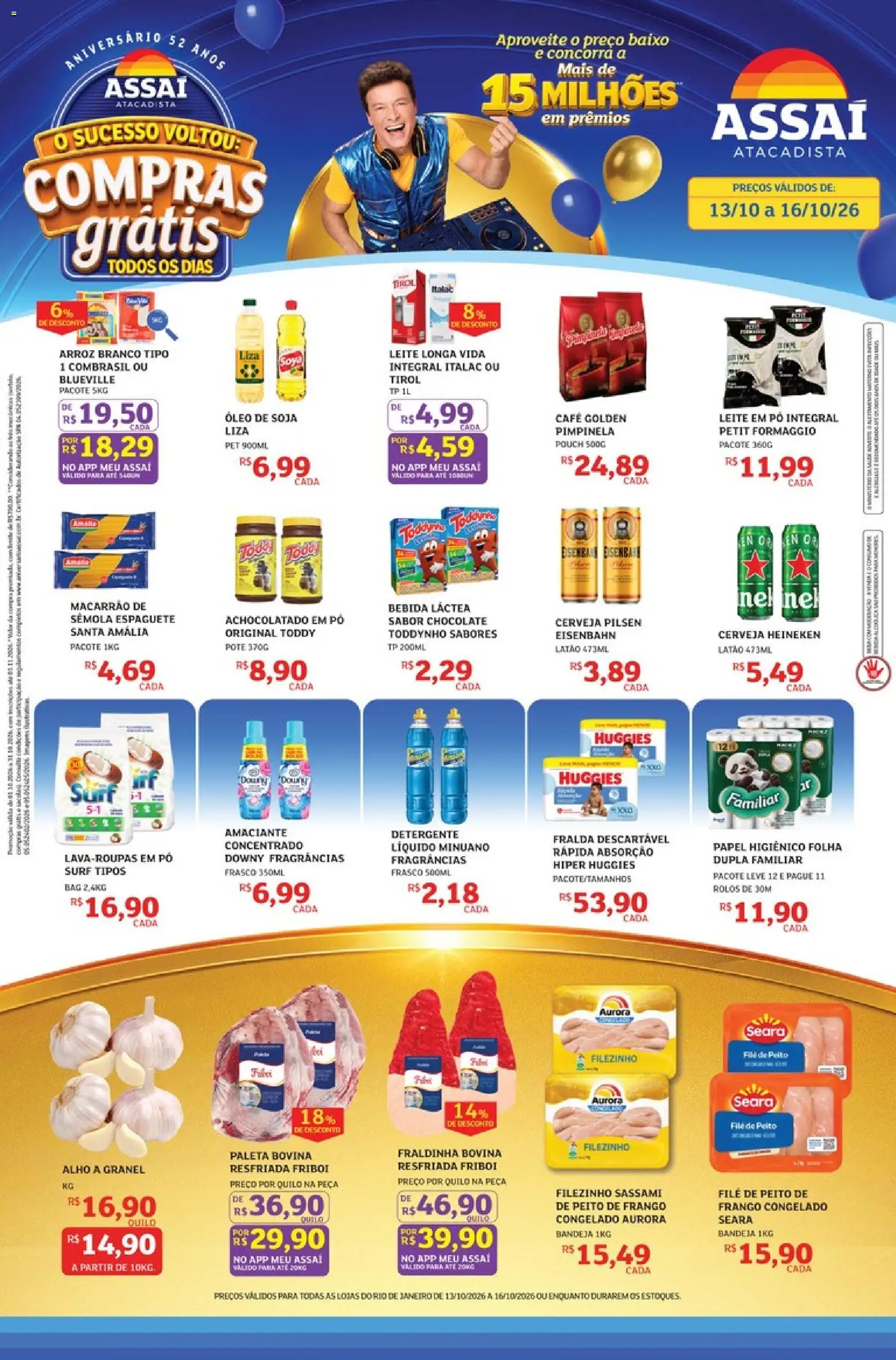 Pré-Visualização do folheto "Assaí Atacadista ofertas - RJ" da loja Assaí Atacadista válido a partir de 13/10/2026