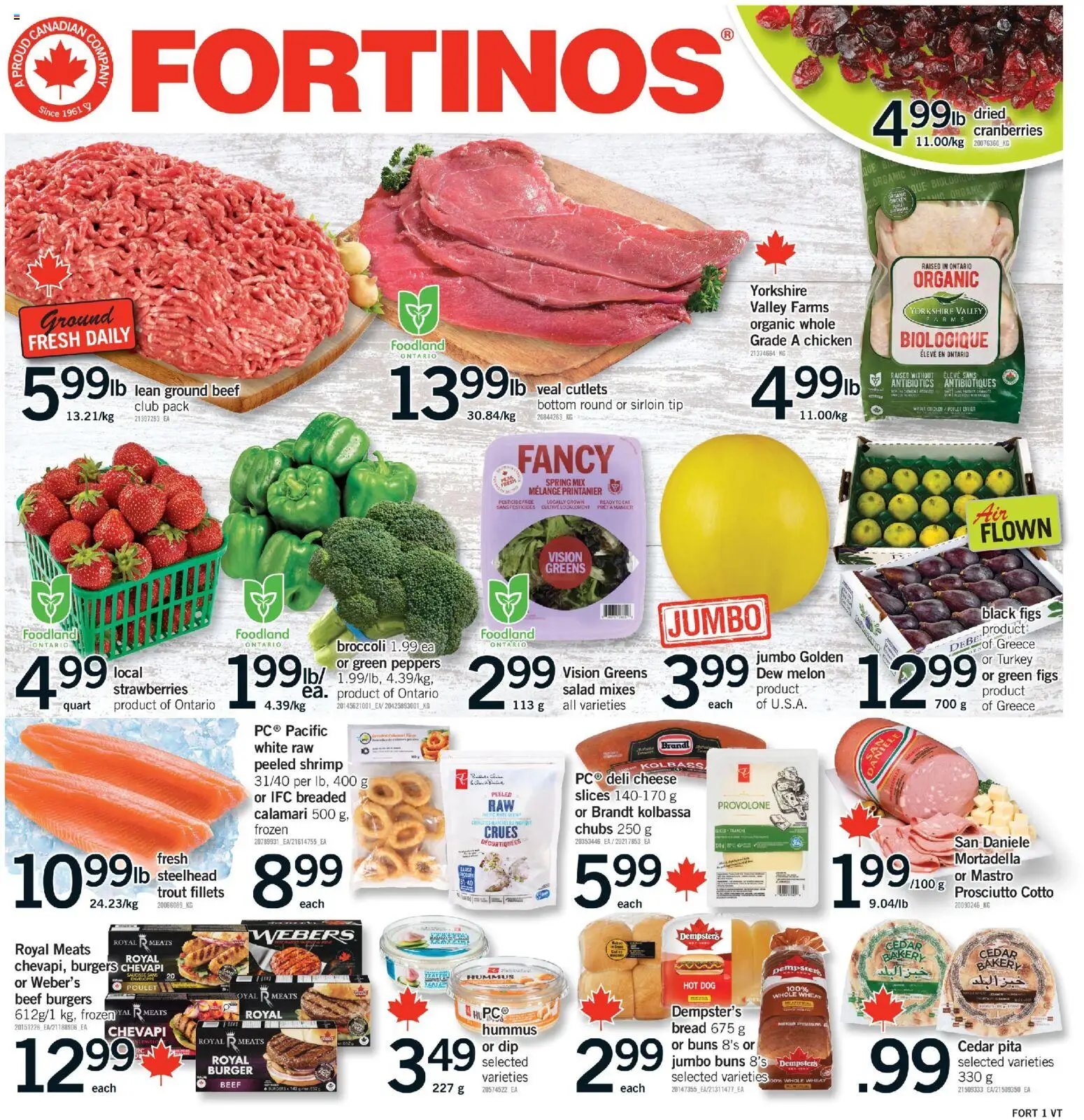 Preview of leaflet Fortinos weekly flyer / circulaire from shop Fortinos is valid from Aug 20, 2026