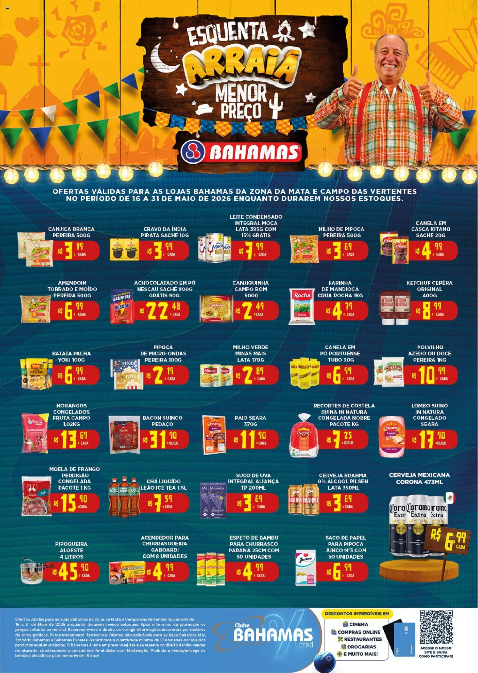 Pré-Visualização do folheto "Bahamas Supermercados ofertas Arraia " da loja Bahamas Supermercados válido a partir de 16/05/2026