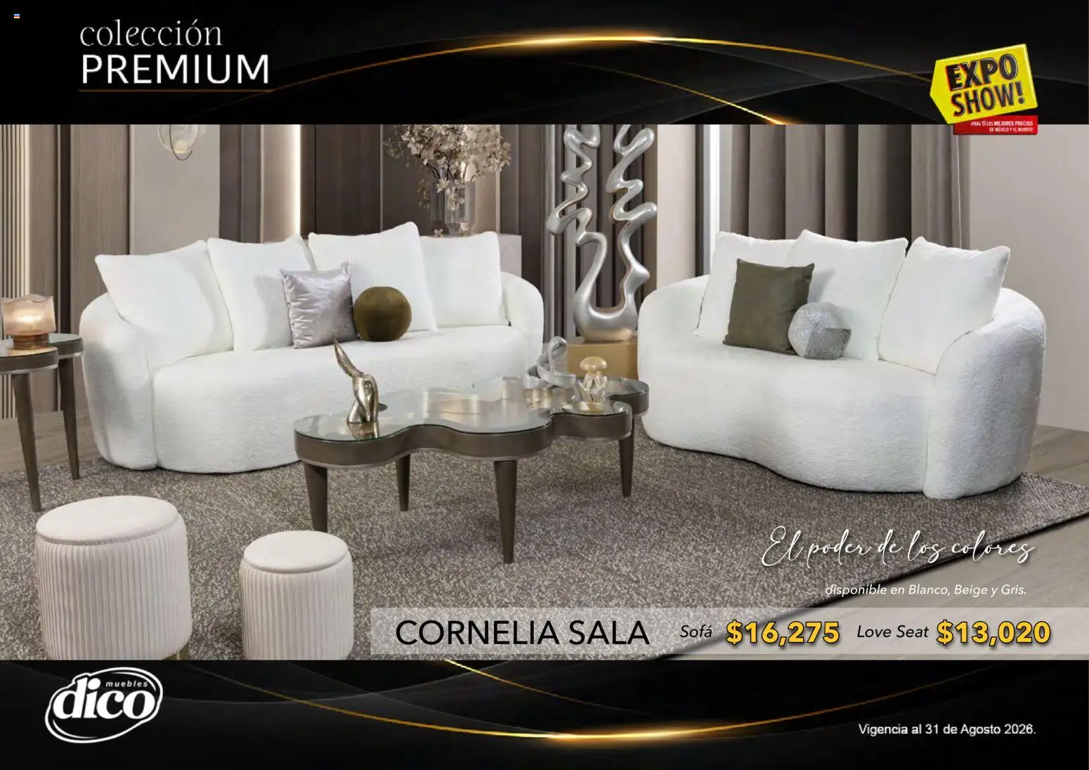 Vista previa las ofertas de la tienda Muebles Dico - Muebles Dico catálogo Colección Premium desde el 01/08/2026 