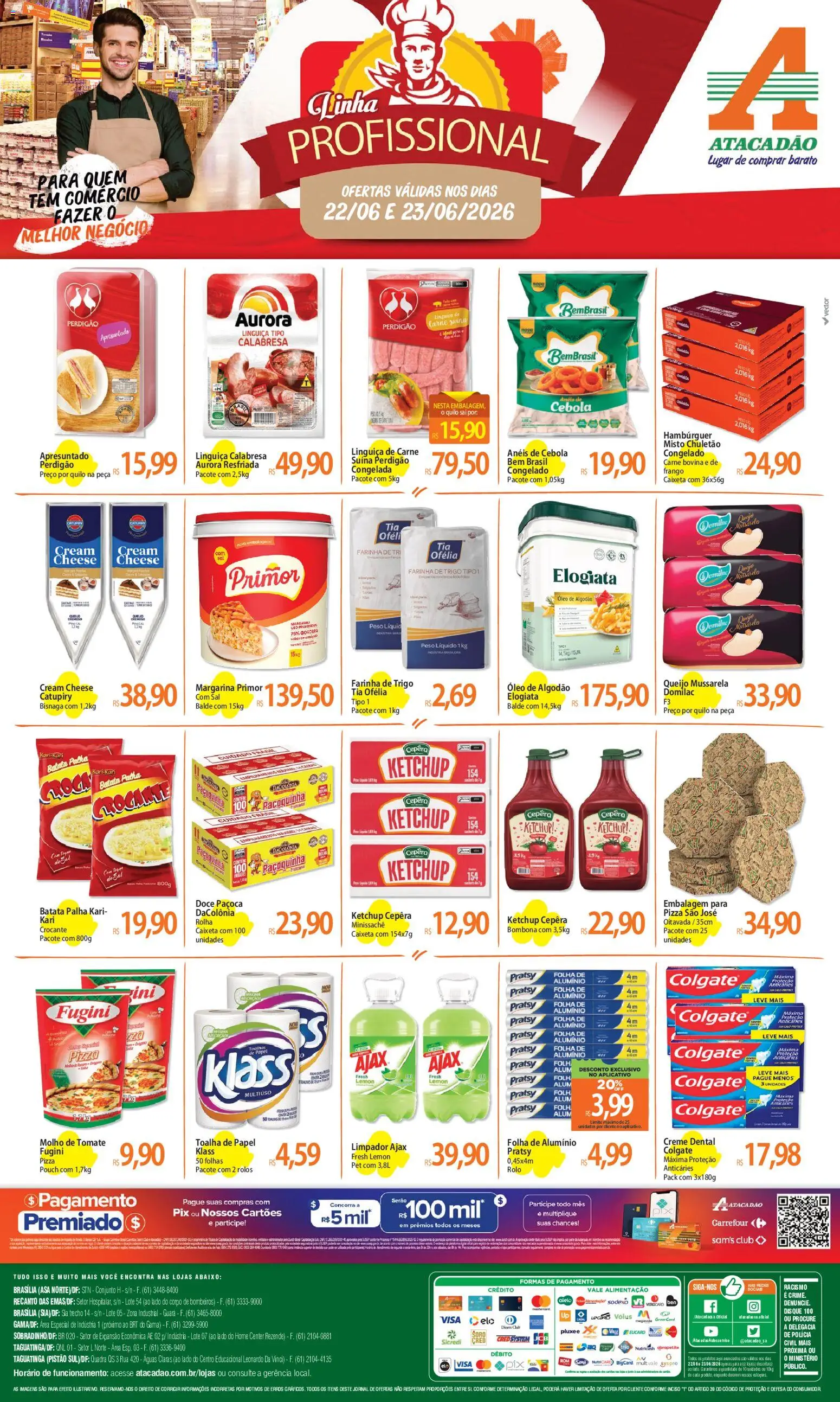Pré-Visualização do folheto "Atacadão ofertas - DF" da loja Atacadão válido a partir de 22/06/2026
