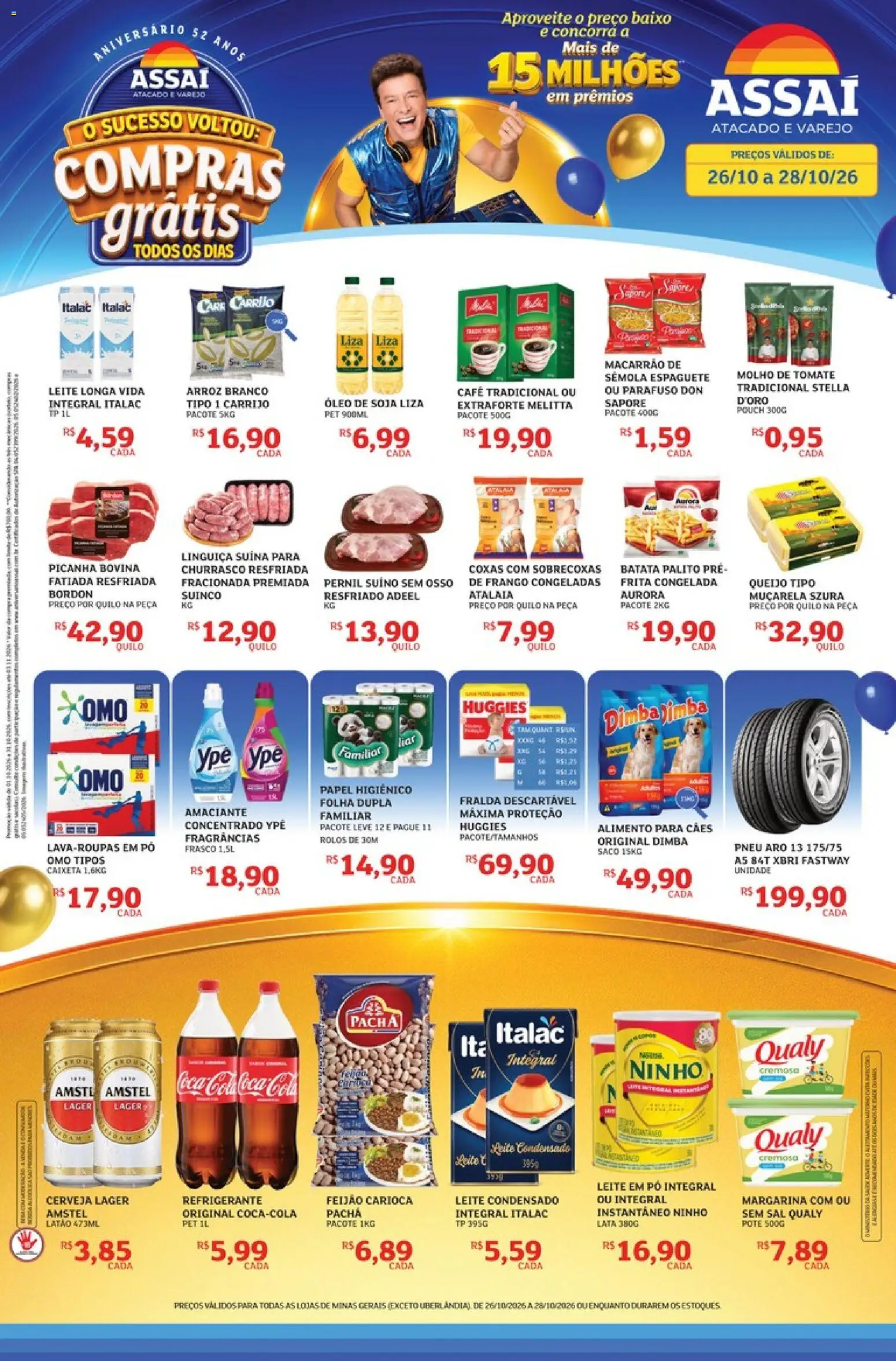 Pré-Visualização do folheto "Assaí Atacadista ofertas - MG" da loja Assaí Atacadista válido a partir de 26/10/2026