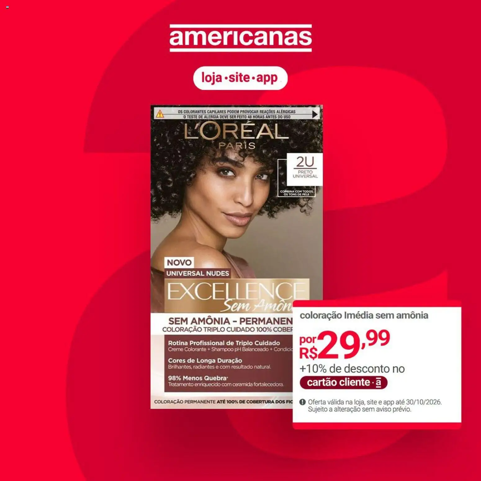Pré-Visualização do folheto "Lojas Americanas - Ofertas atuais" da loja Lojas Americanas válido a partir de 28/10/2026