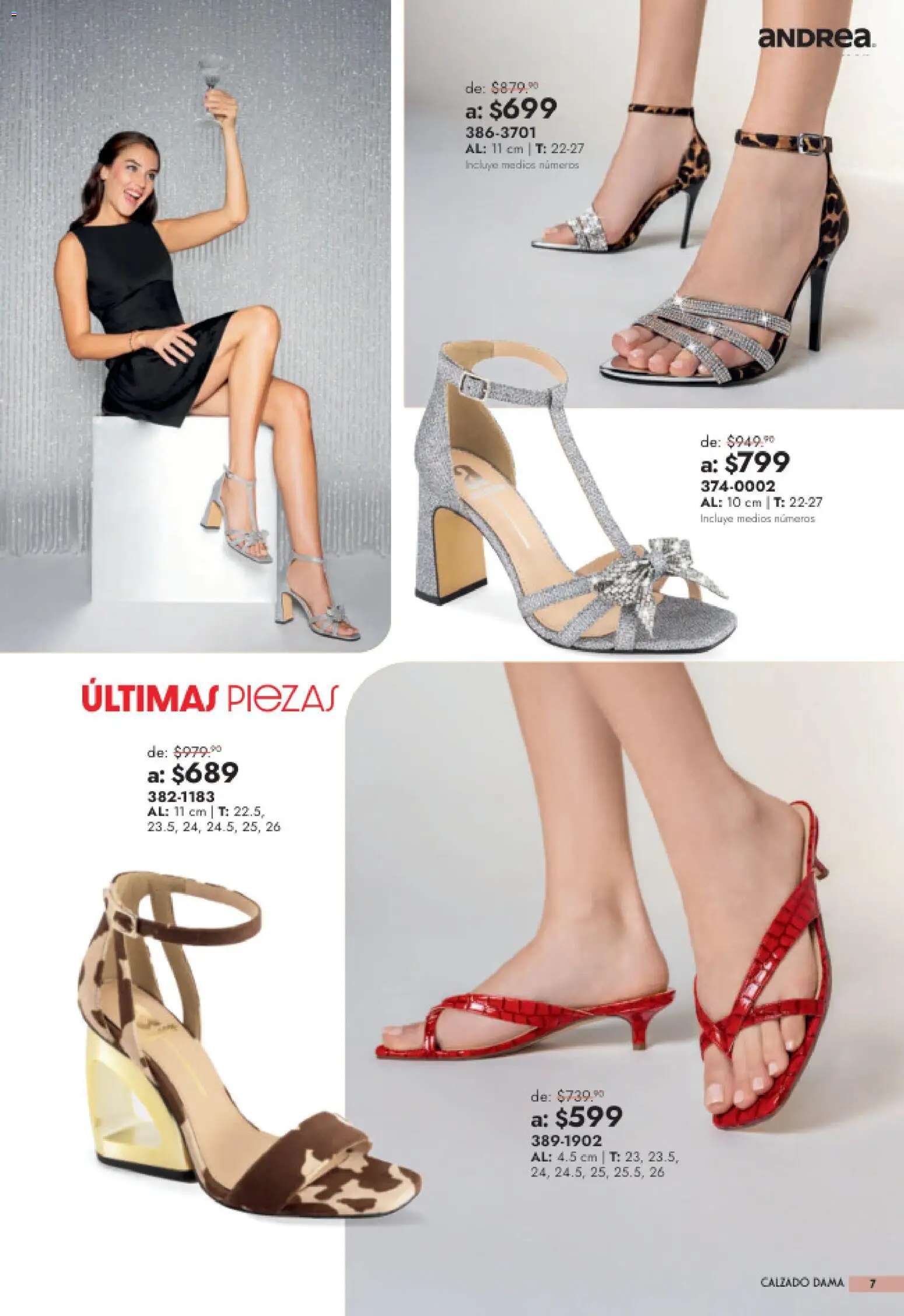 Vista previa las ofertas de la tienda Andrea - Andrea catálogo Outlet desde el 26/07/2026 