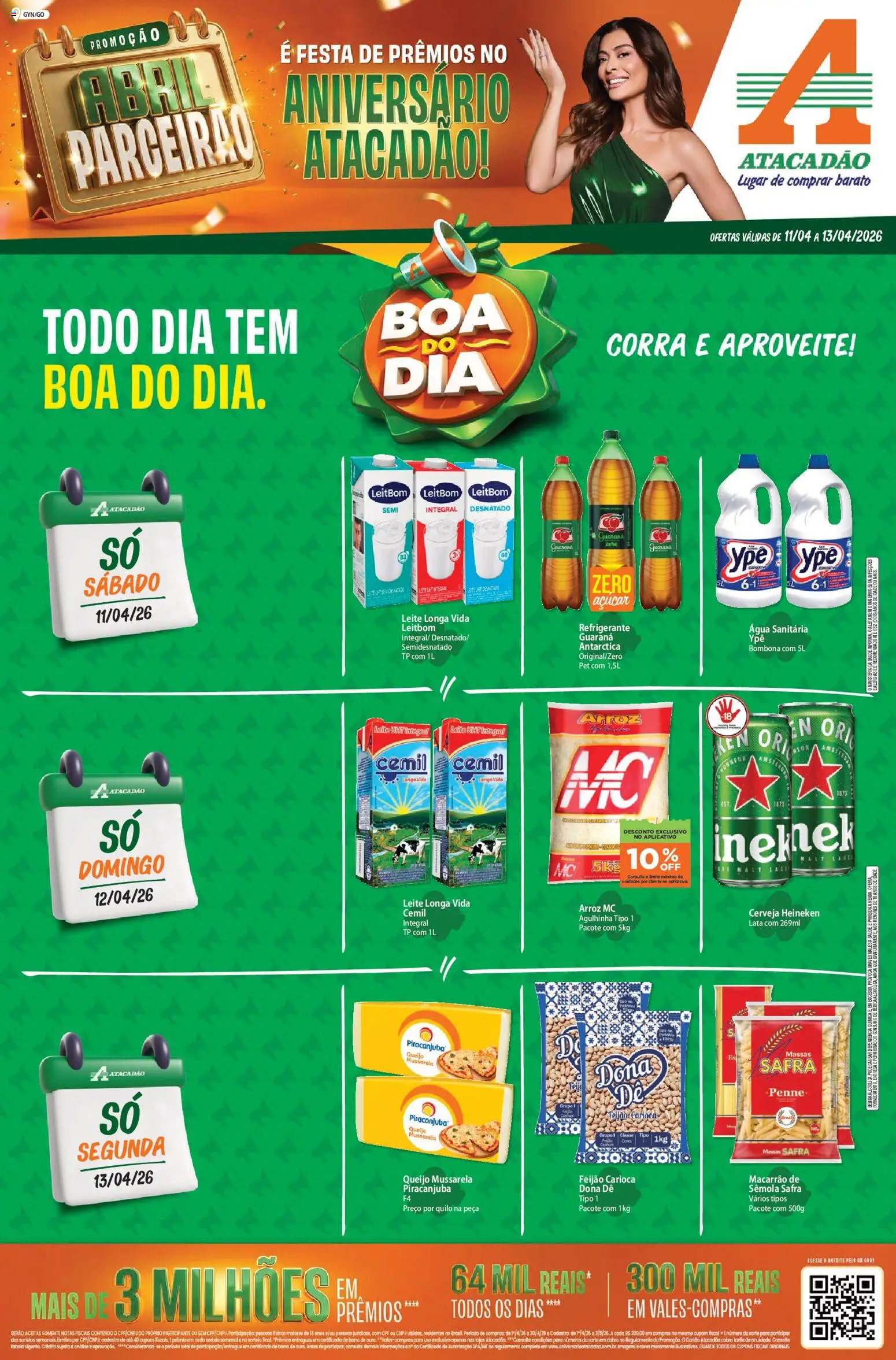 Pré-Visualização do folheto "Atacadão ofertas - GO" da loja Atacadão válido a partir de 11/04/2026