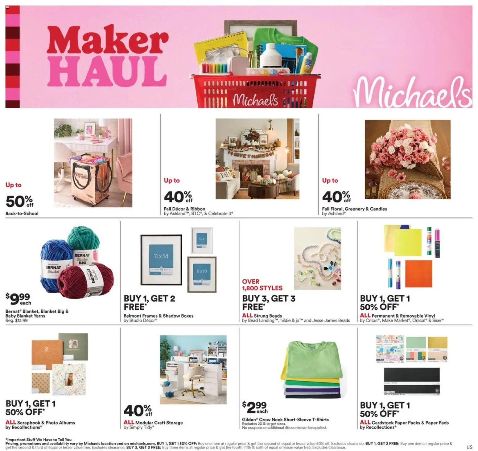 Preview of leaflet Michaels weekly flyer - Smyrna from shop Michaels is valid from Aug 02, 2026