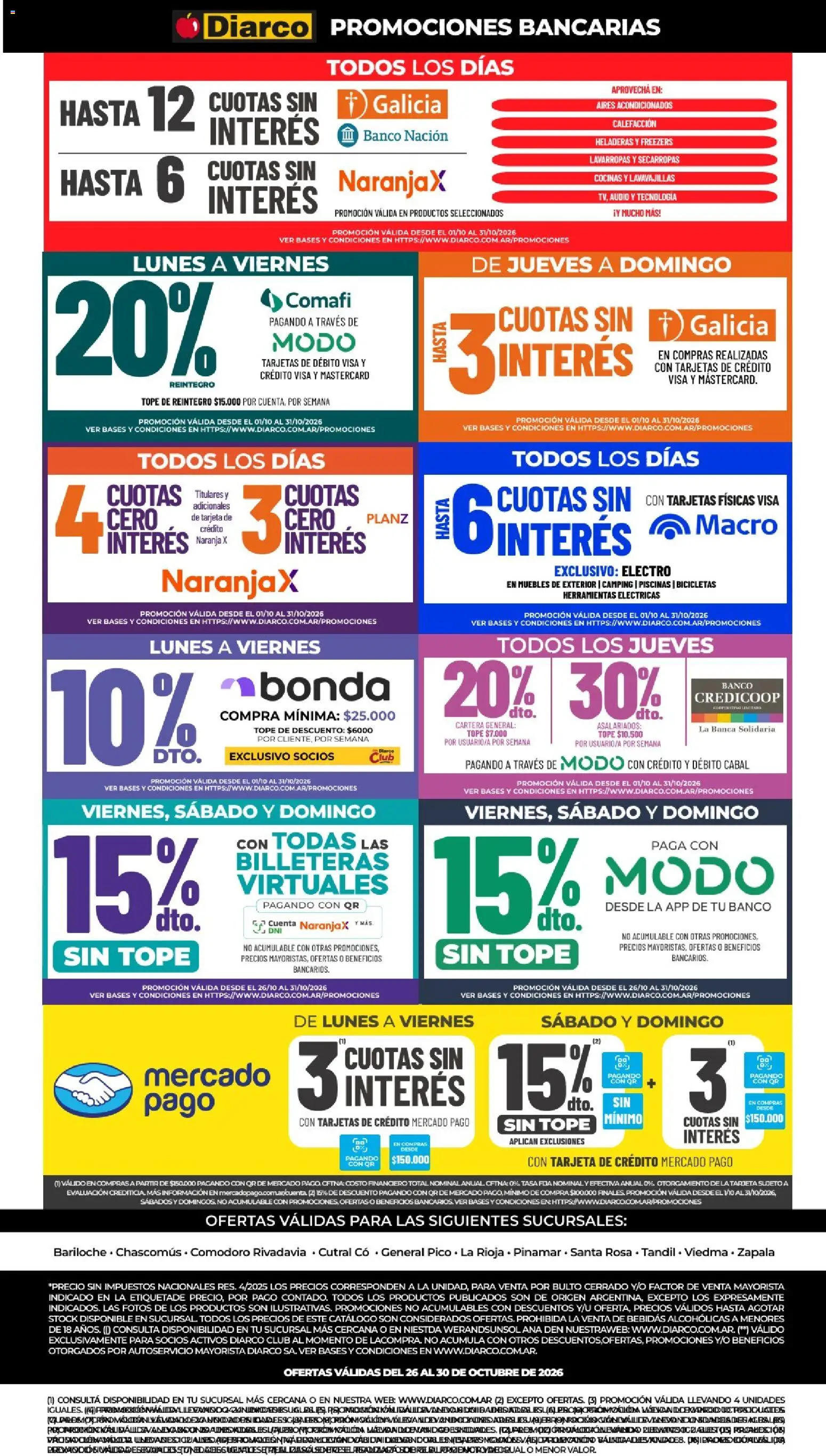 Vista previa del folleto de la tienda Diarco válido desde el 26/10/2026 
