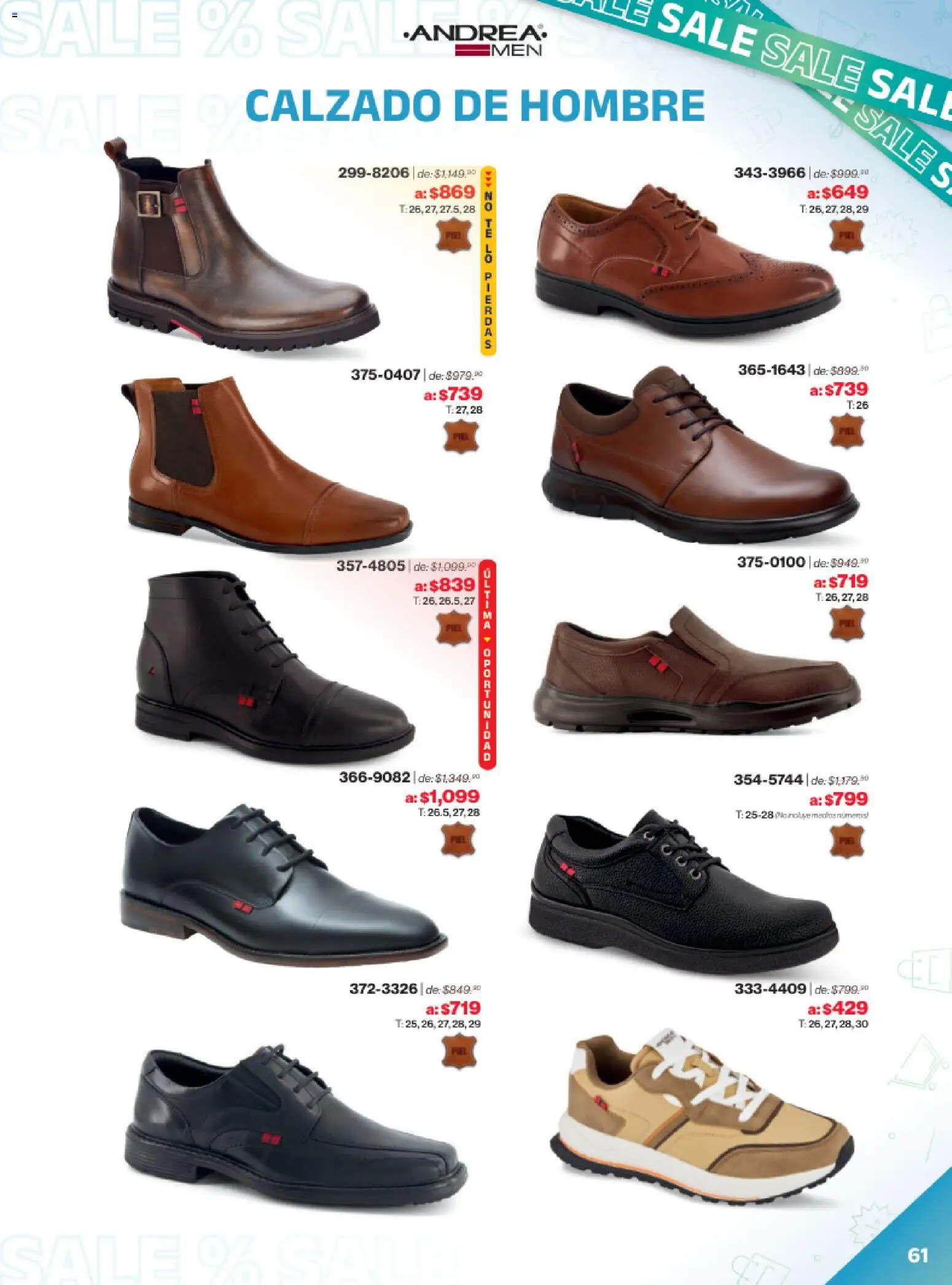 Vista previa las ofertas de la tienda Andrea - Catálogo Outlet desde el 21/12/2025 - Sal, Sales