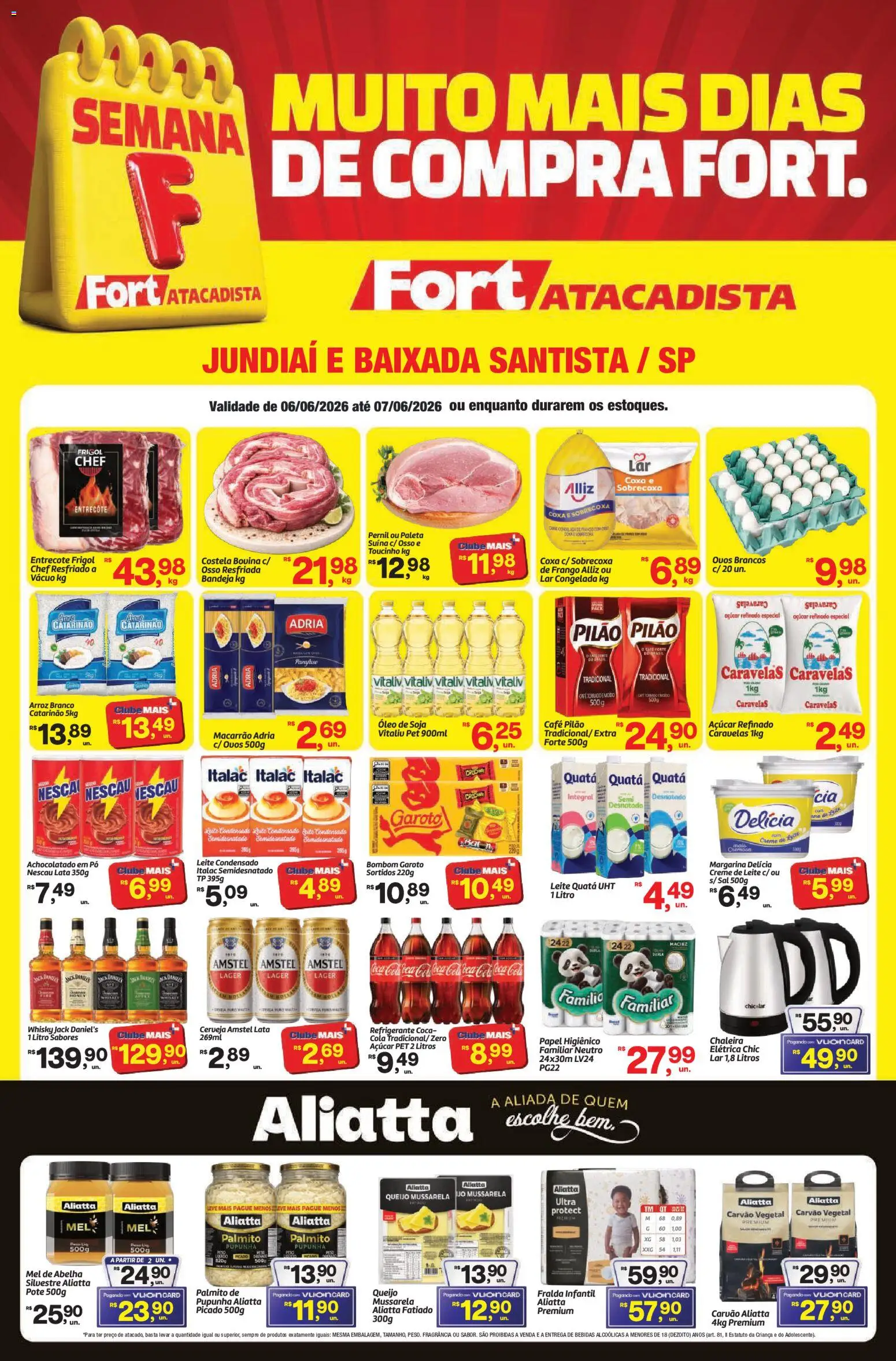 Pré-Visualização do folheto "Fort Atacadista - Ofertas da semana" da loja Fort Atacadista válido a partir de 06/06/2026