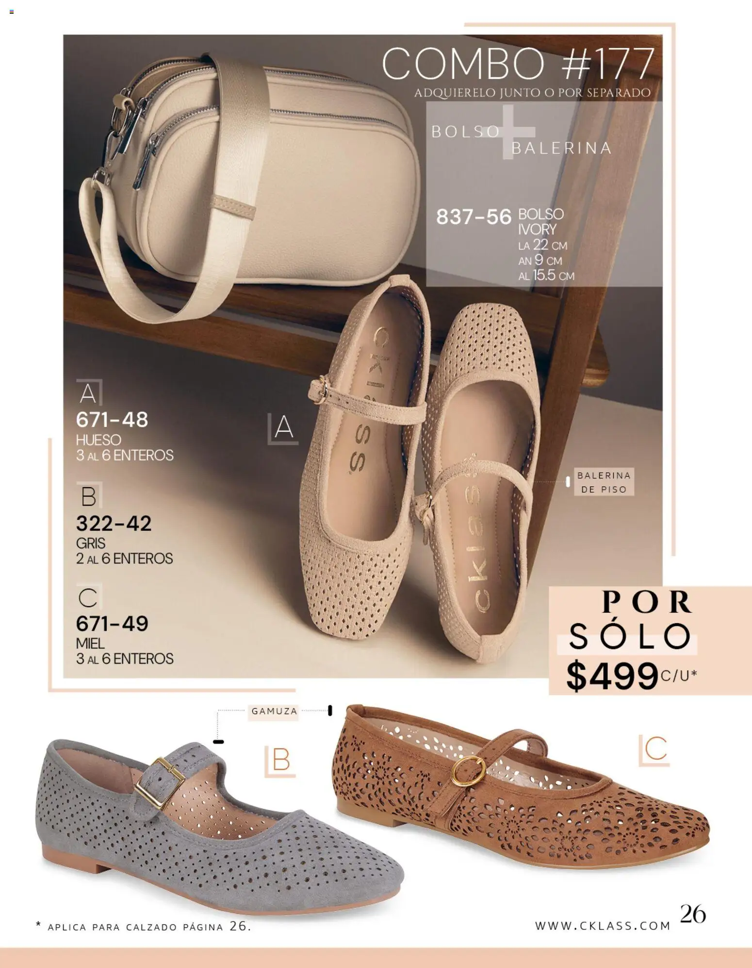 Vista previa las ofertas de la tienda Cklass - Cklass catálogo Dama calzado desde el 08/07/2026 