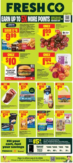 Preview of leaflet FreshCo weekly flyer / circulaire from shop FreshCo is valid from Jul 09, 2026