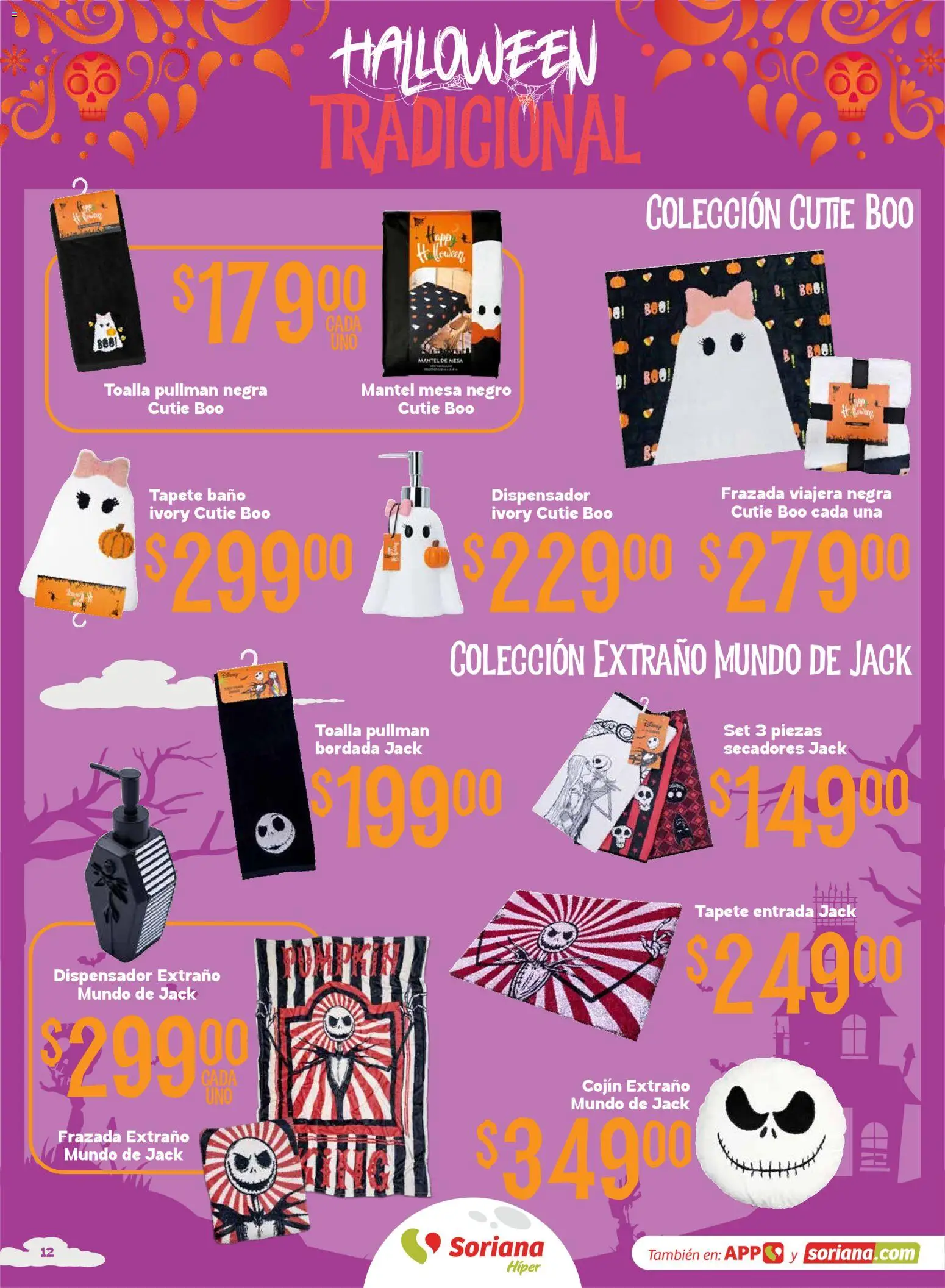 Vista previa las ofertas de la tienda Soriana - Soriana Halloween y Día de muertos Híper Nacional desde el 08/09/2026 