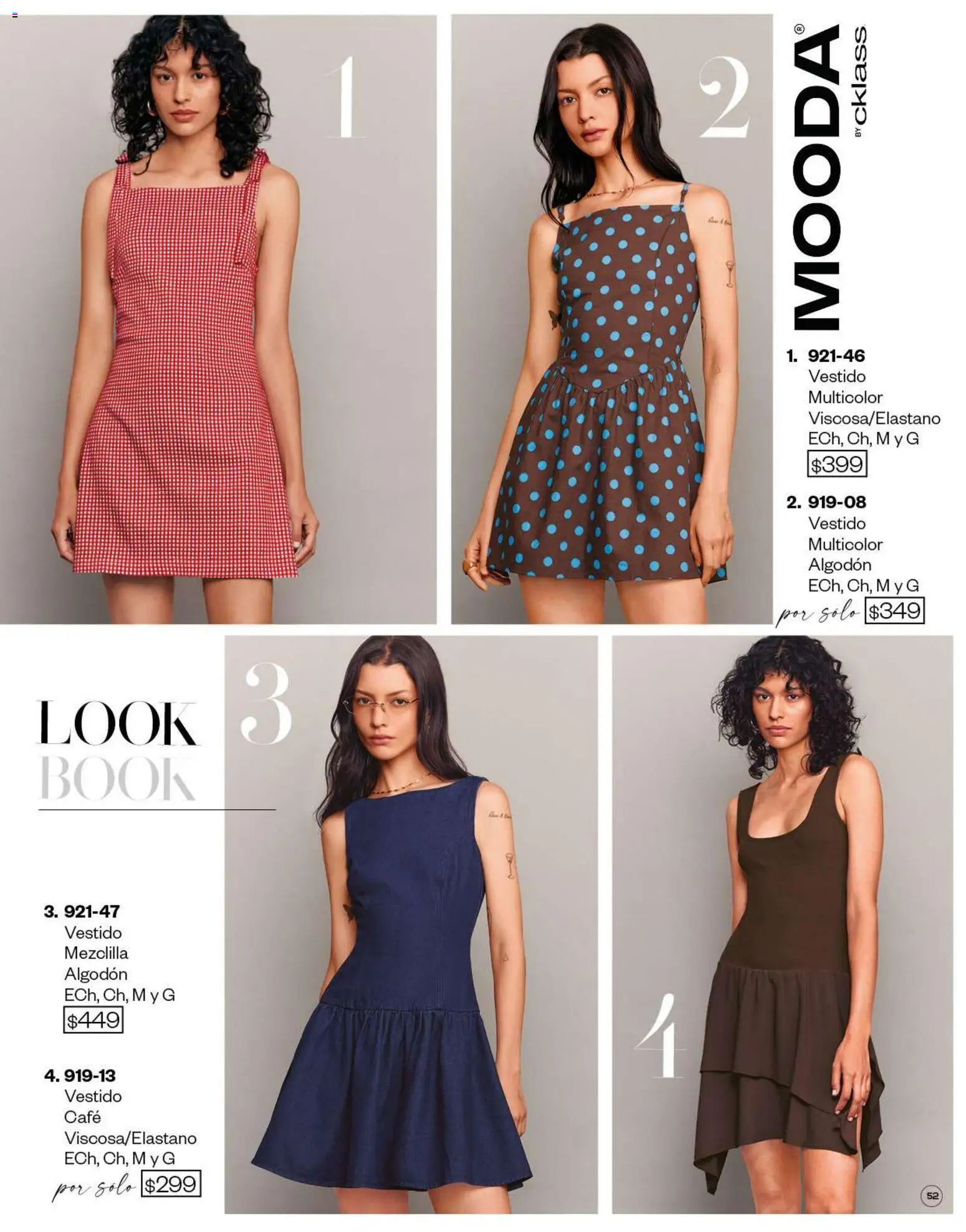 Vista previa las ofertas de la tienda Cklass - Cklass catálogo Verano Mooda desde el 05/03/2026 - Café, Vestido, Algodón