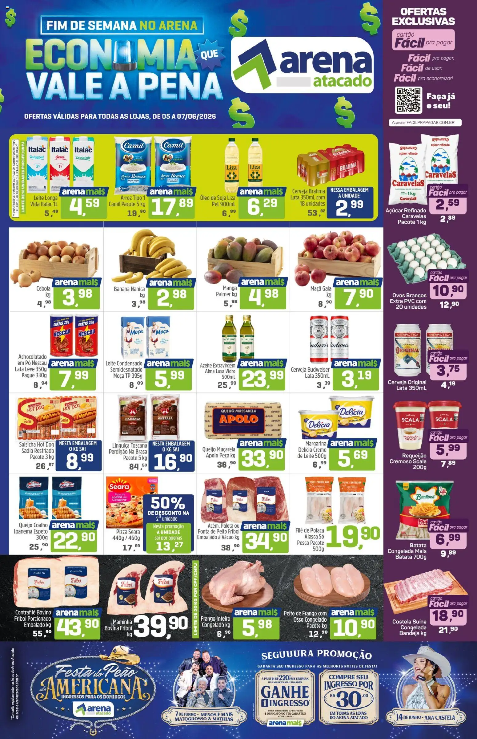 Pré-Visualização do folheto "Arena Atacado - Ofertas da semana" da loja Arena Atacado válido a partir de 05/06/2026