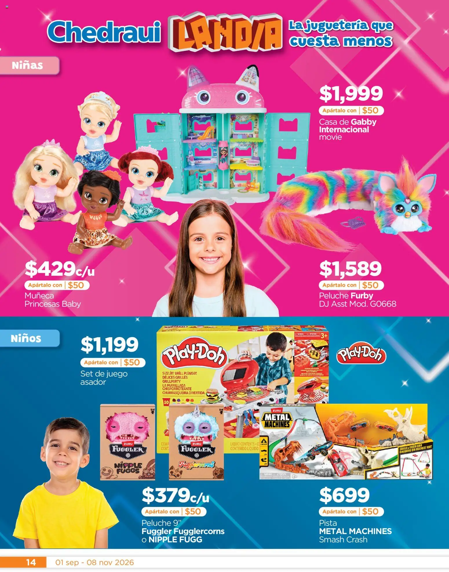 Vista previa las ofertas de la tienda Chedraui - Chedraui Llegan los porti ofertones del otoño desde el 01/09/2026 