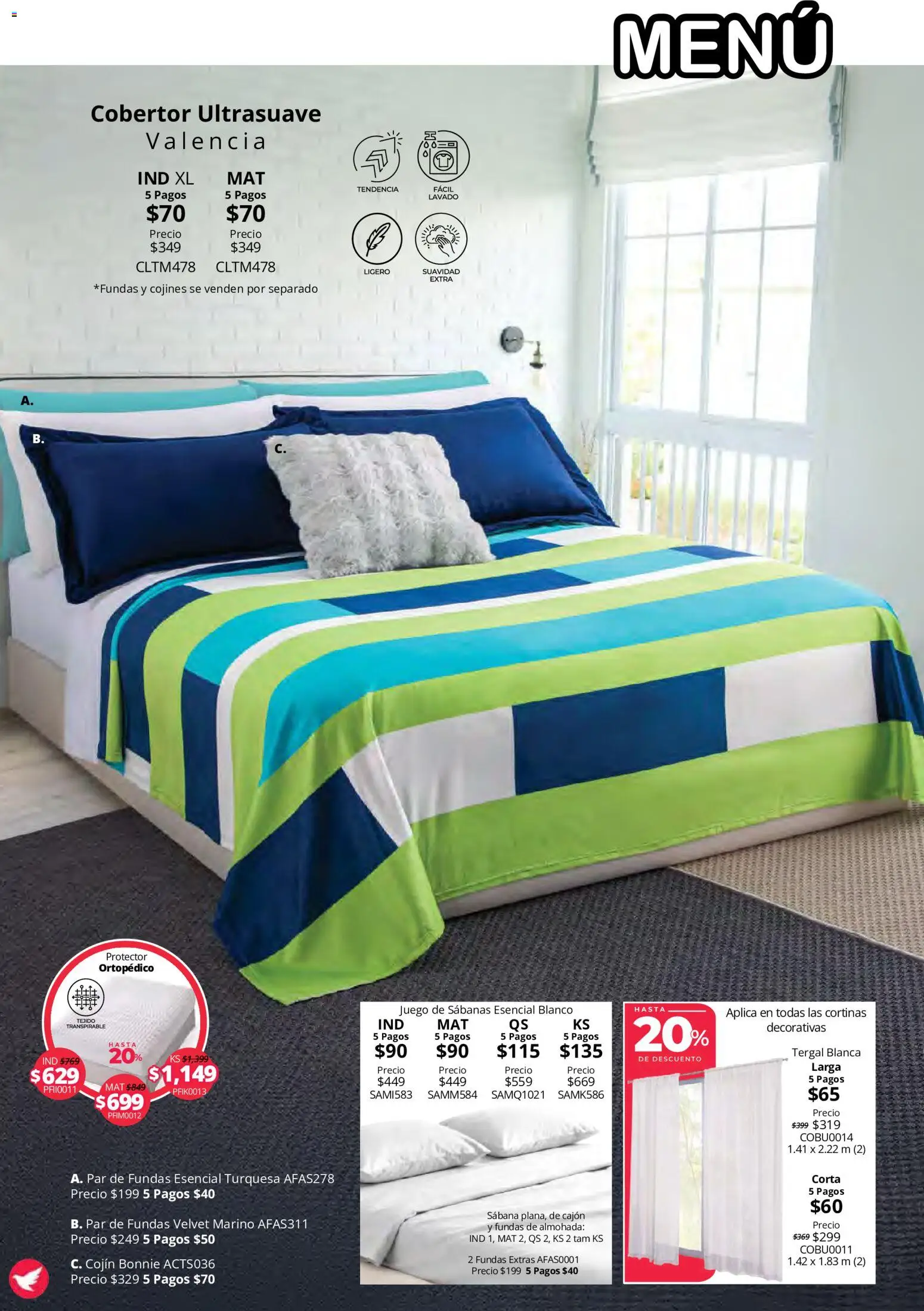 Vista previa las ofertas de la tienda Colchas Concord - Colchas Concord catálogo Colección Cobertor Calor de Hogar desde el 15/10/2026 