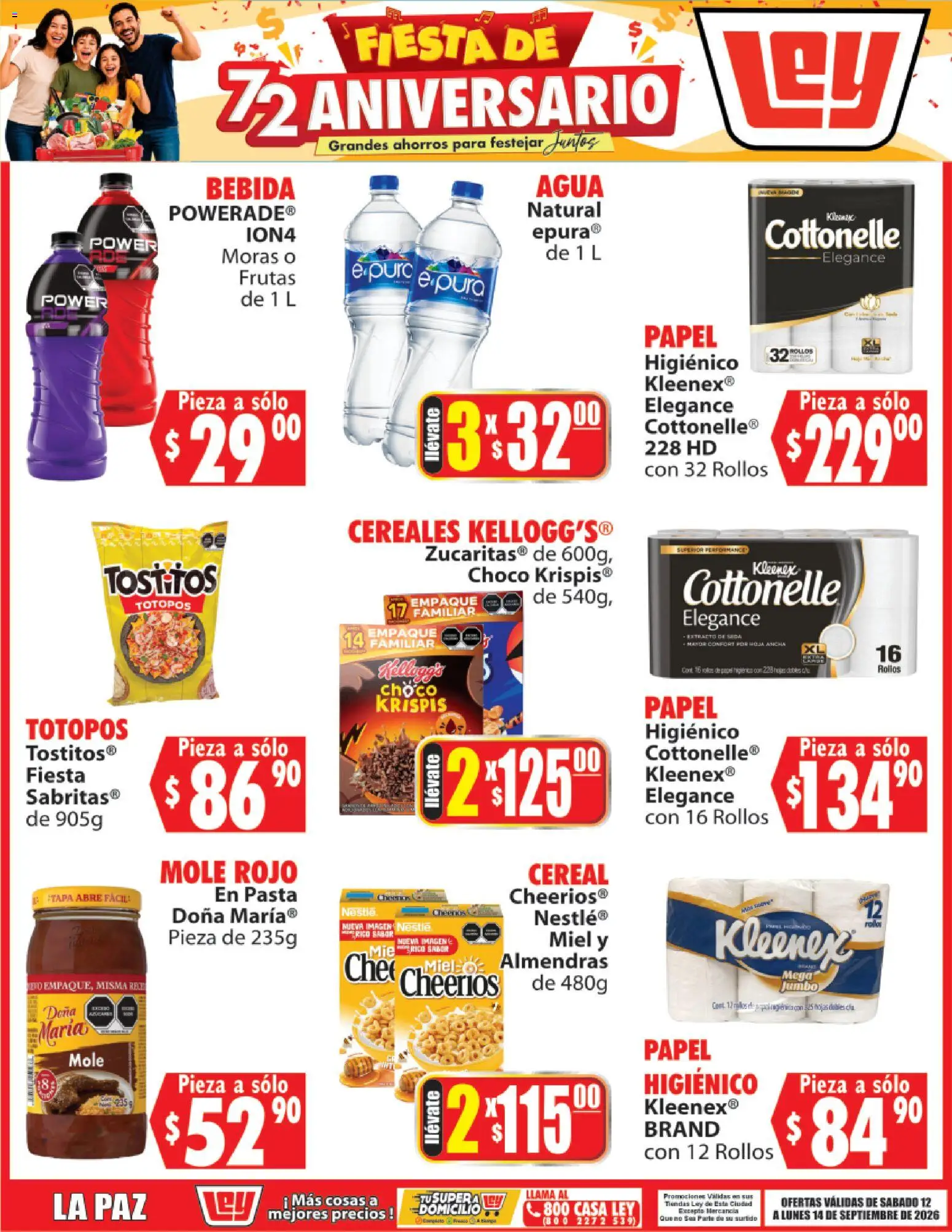 Vista previa las ofertas de la tienda Casa Ley - Casa Ley folleto Fiesta de 72 aniversario desde el 12/09/2026 