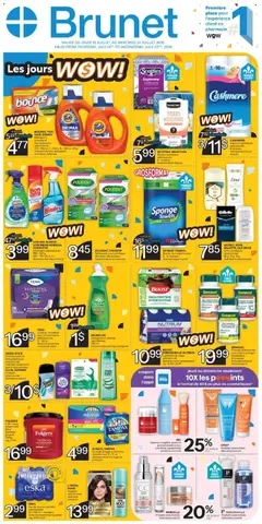 Preview of leaflet Brunet weekly flyer / circulaire from shop Brunet is valid from Jul 16, 2026